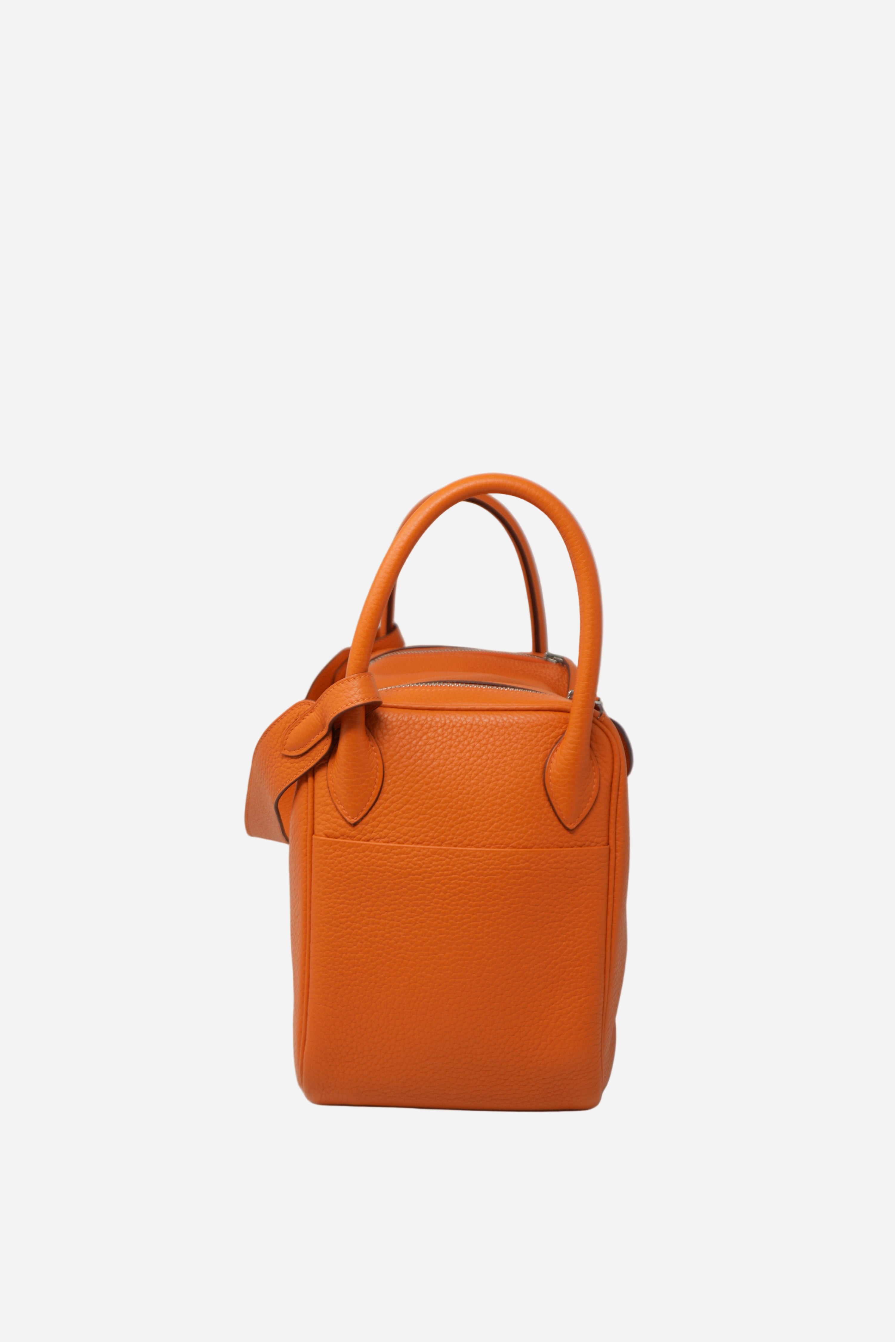 Hermes Lindy 30 TC Leather Handbag T 2015