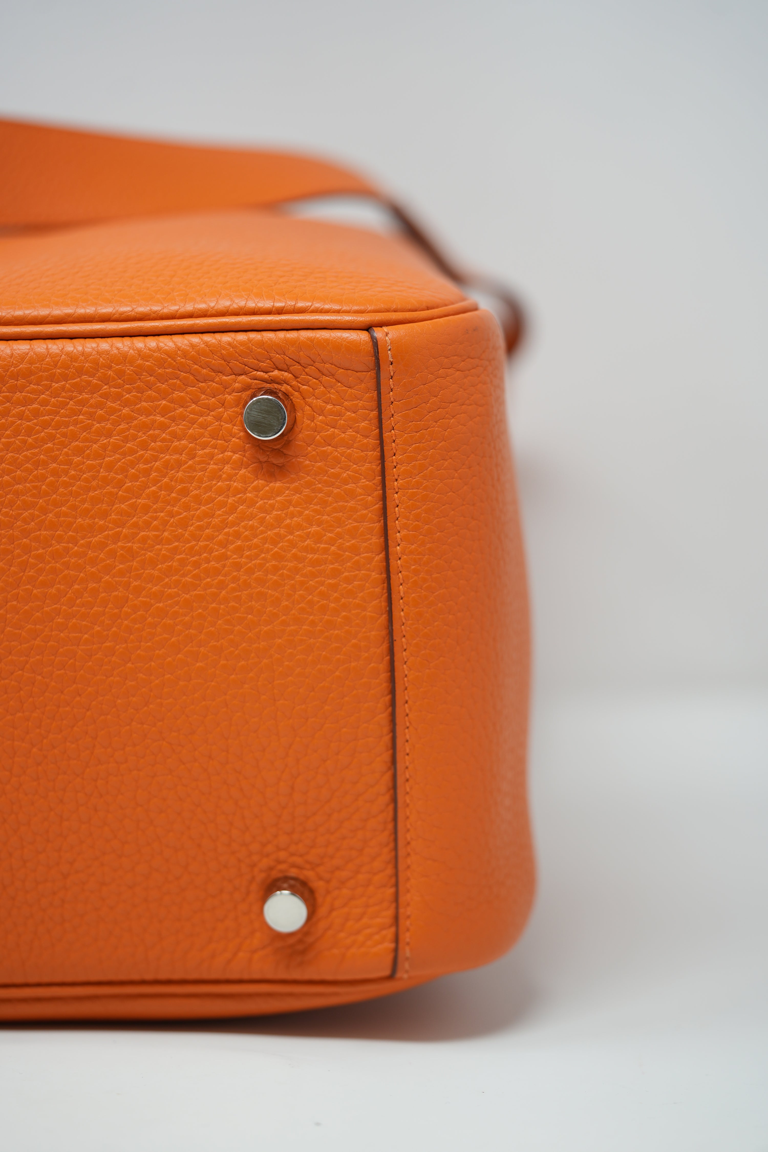 Hermes Lindy 30 TC Leather Handbag T 2015