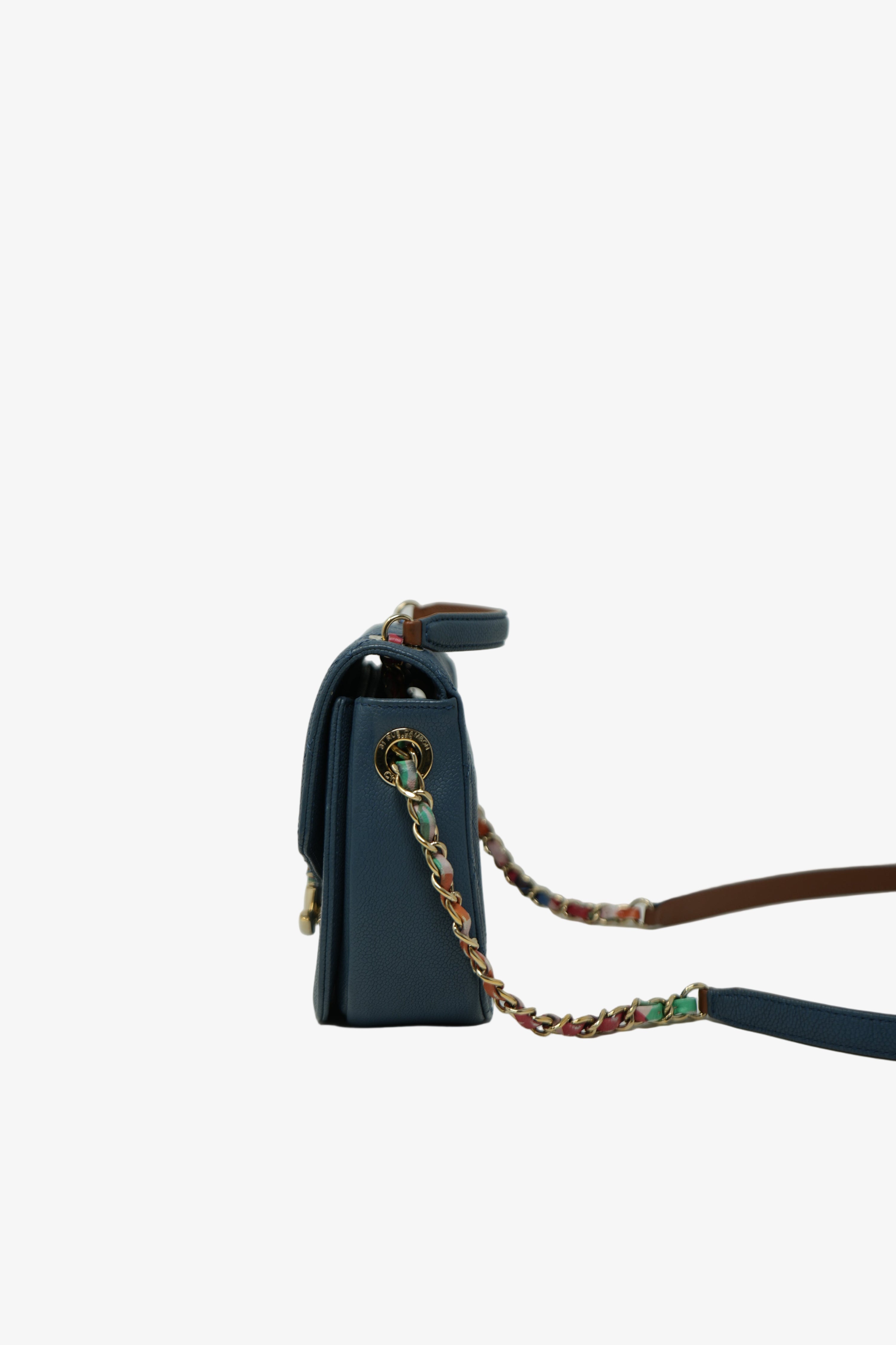 Pre-Owned Chanel Cuba Top Handle Flap Bag