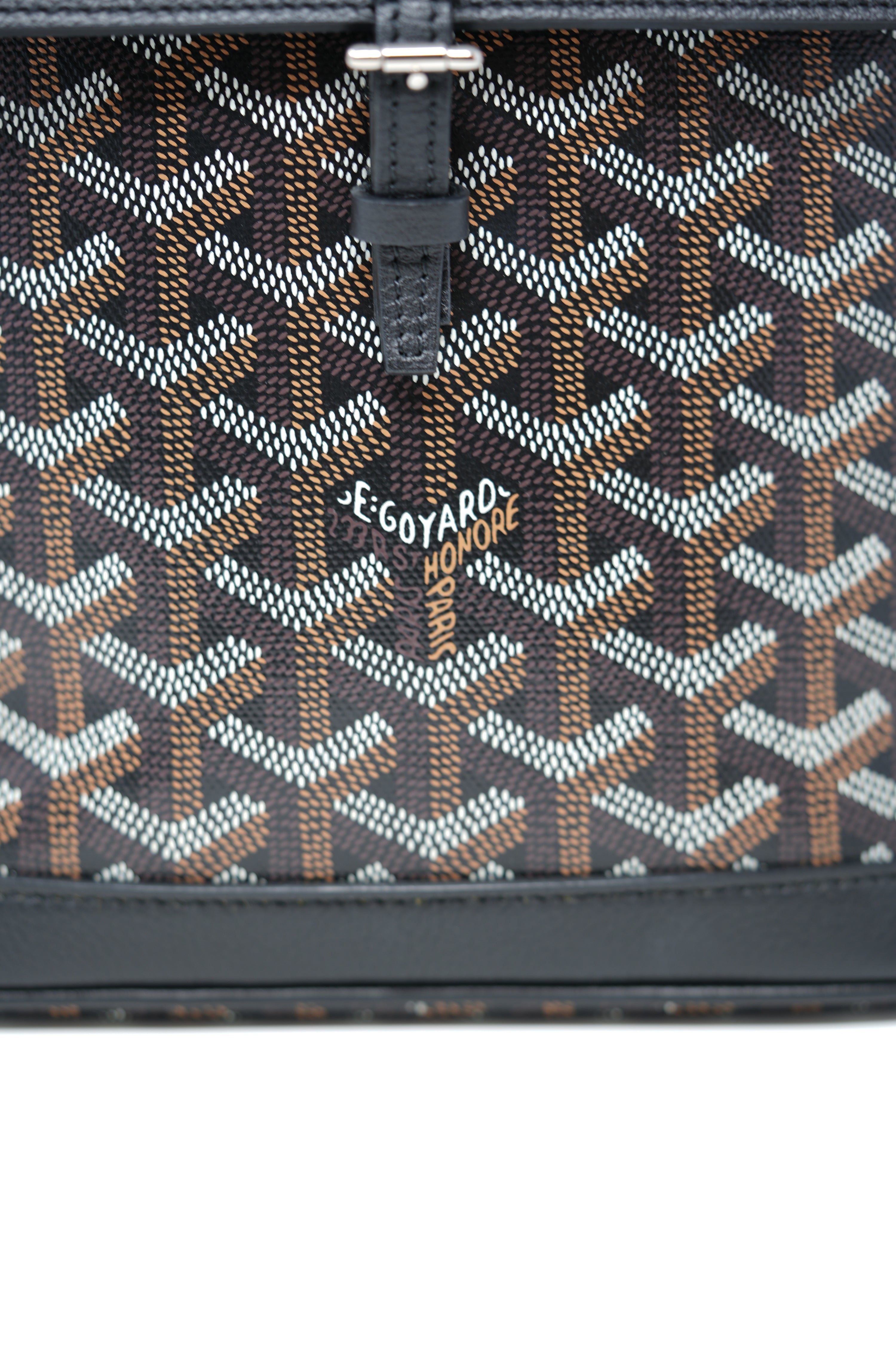 Goyard Goyardine Calfskin Mini Alpin Backpack Black