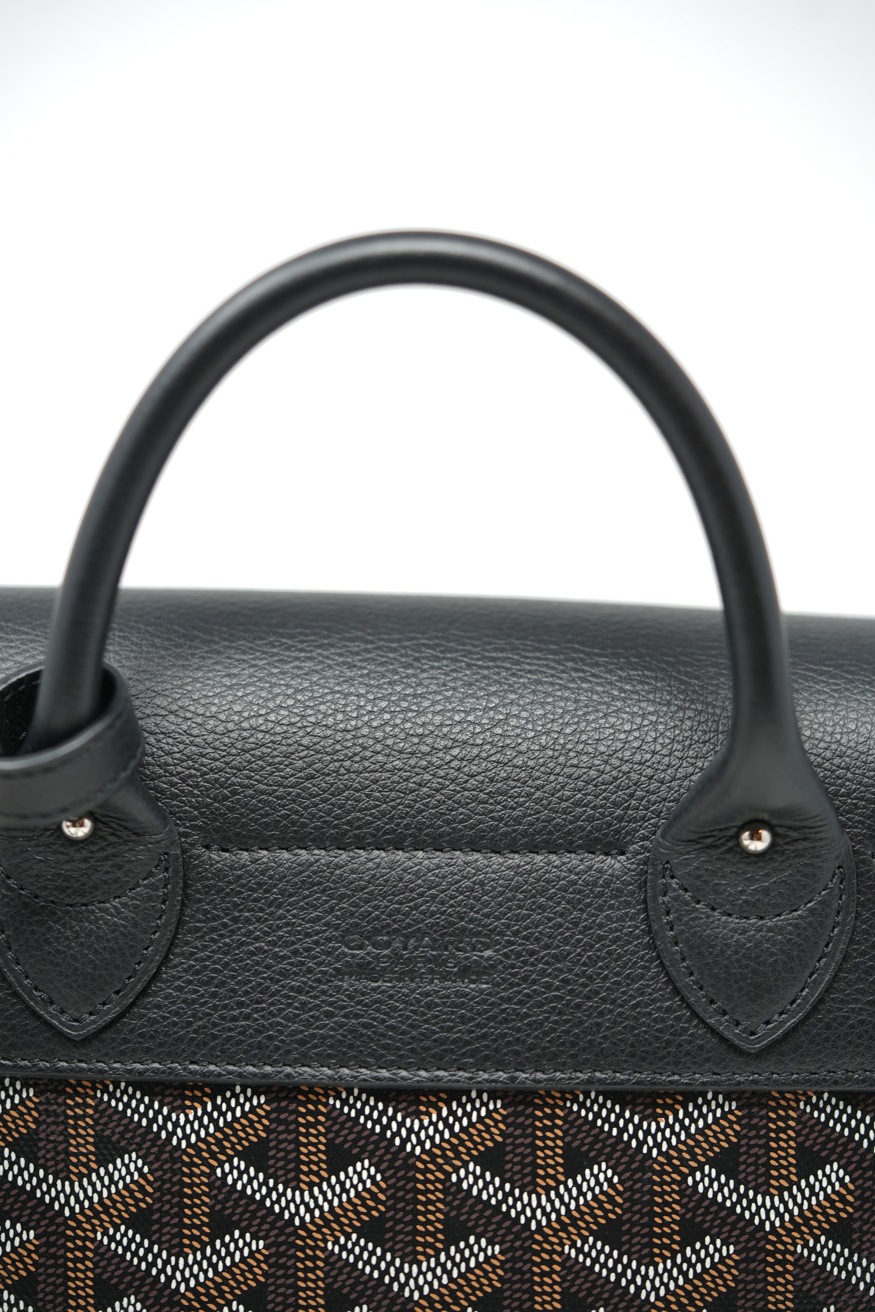 Goyard Goyardine Calfskin Mini Alpin Backpack Black