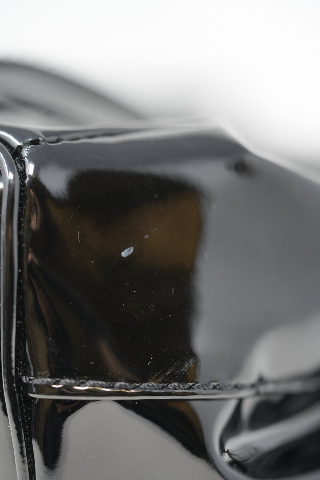 Burberry Patent Calfskin Chain Tote