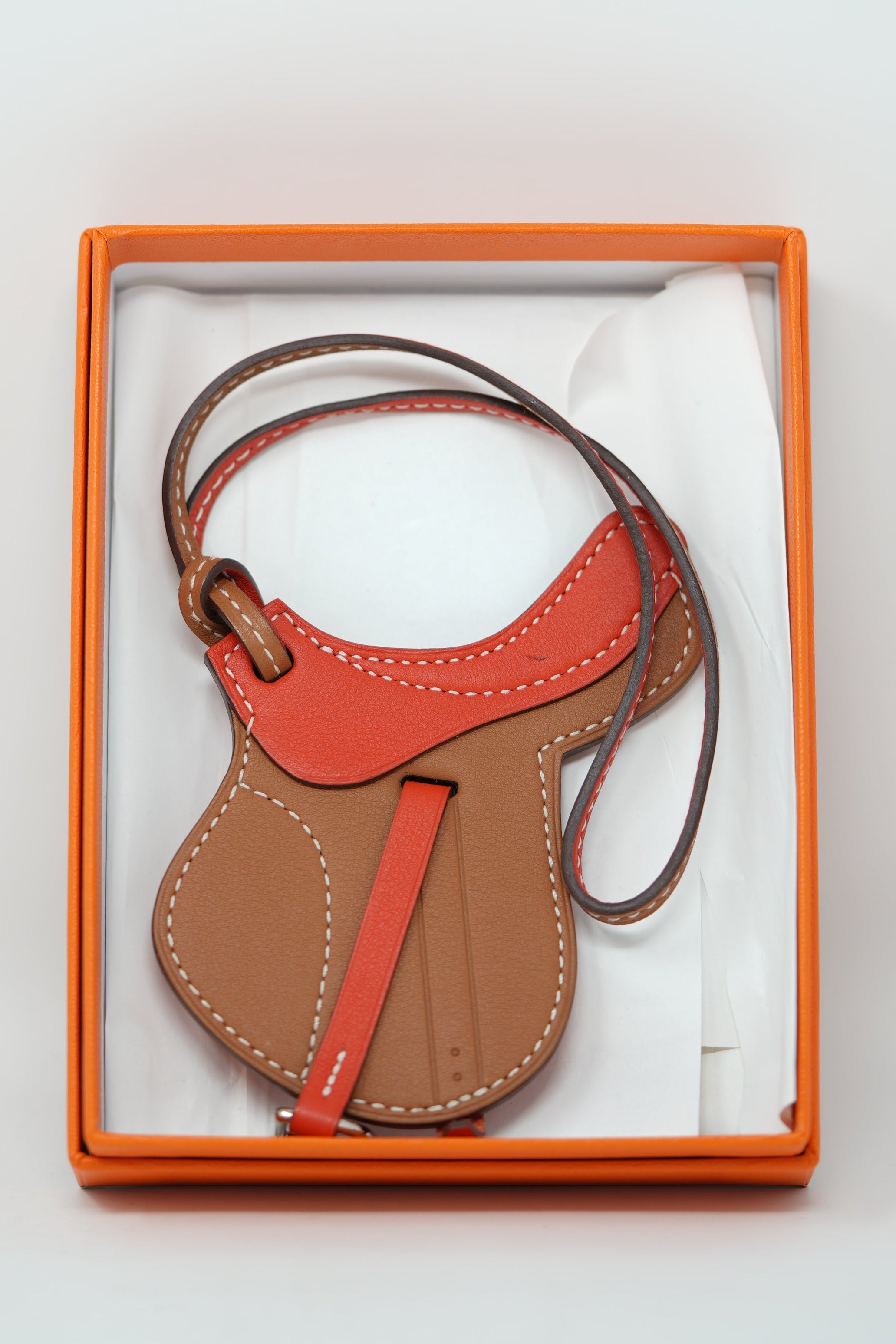 Hermes Paddock Selle Horse Saddle Bag Charm