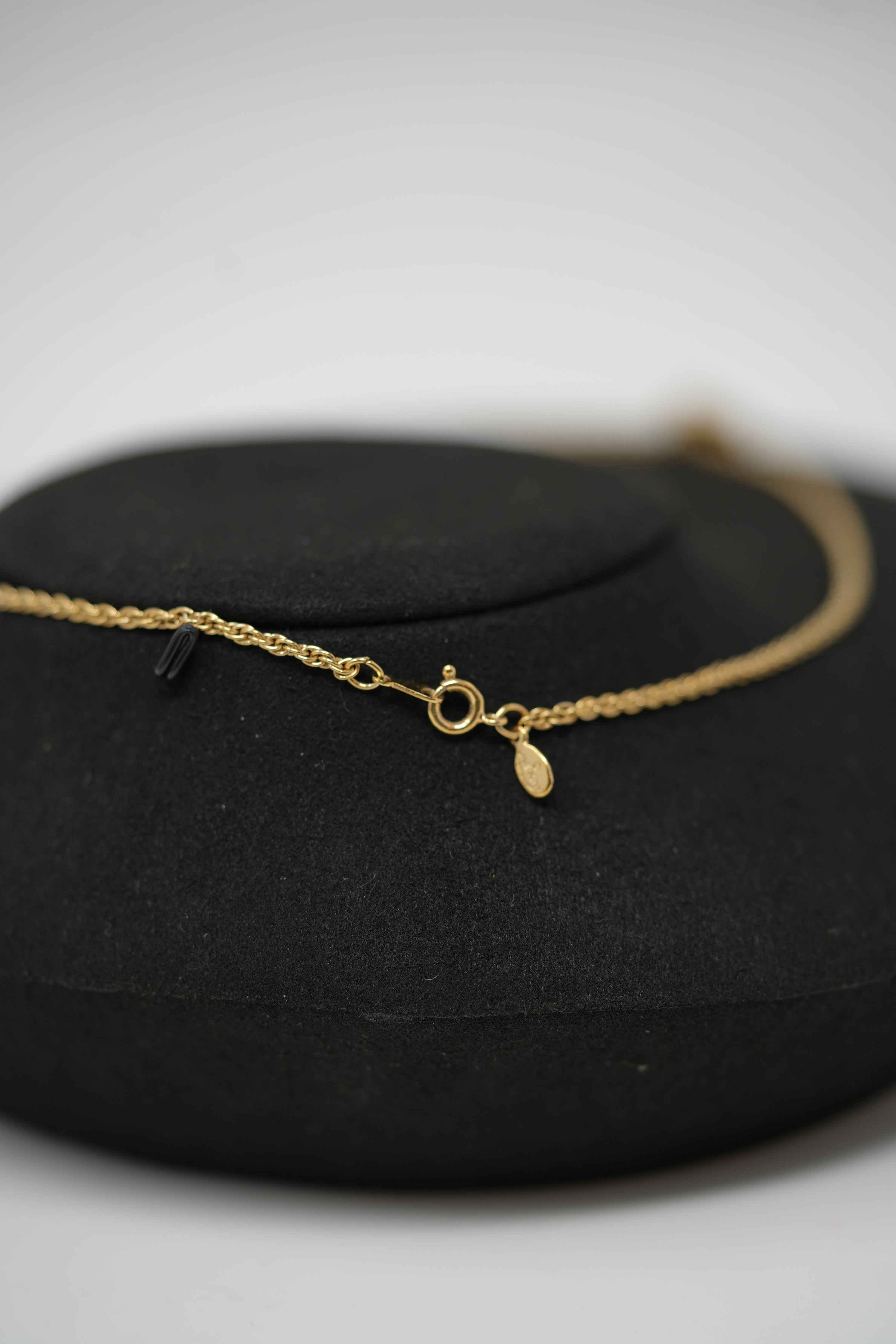 Givenchy G Rhinestone Necklace