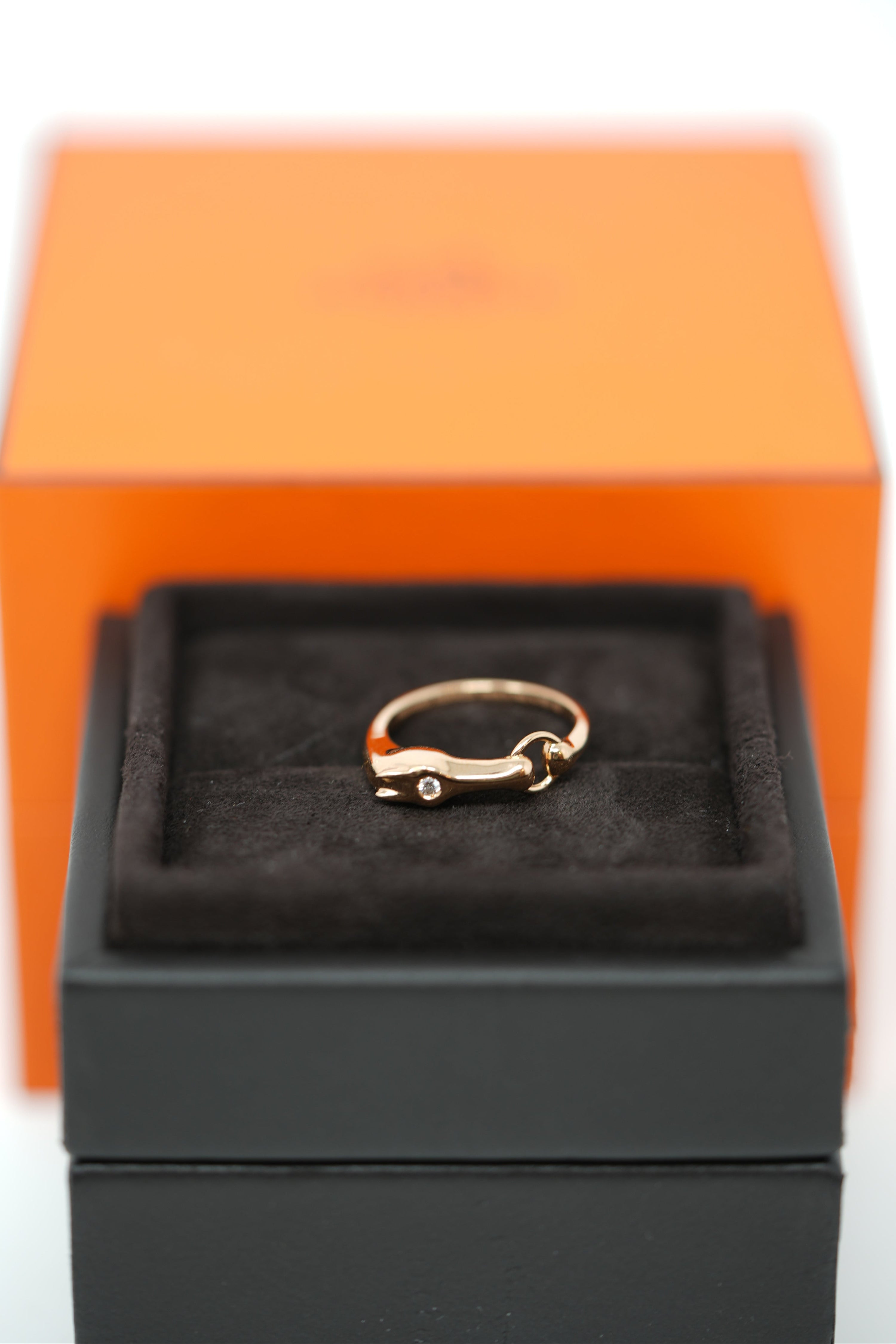 Hermes Galop Ring 18K/Diamond