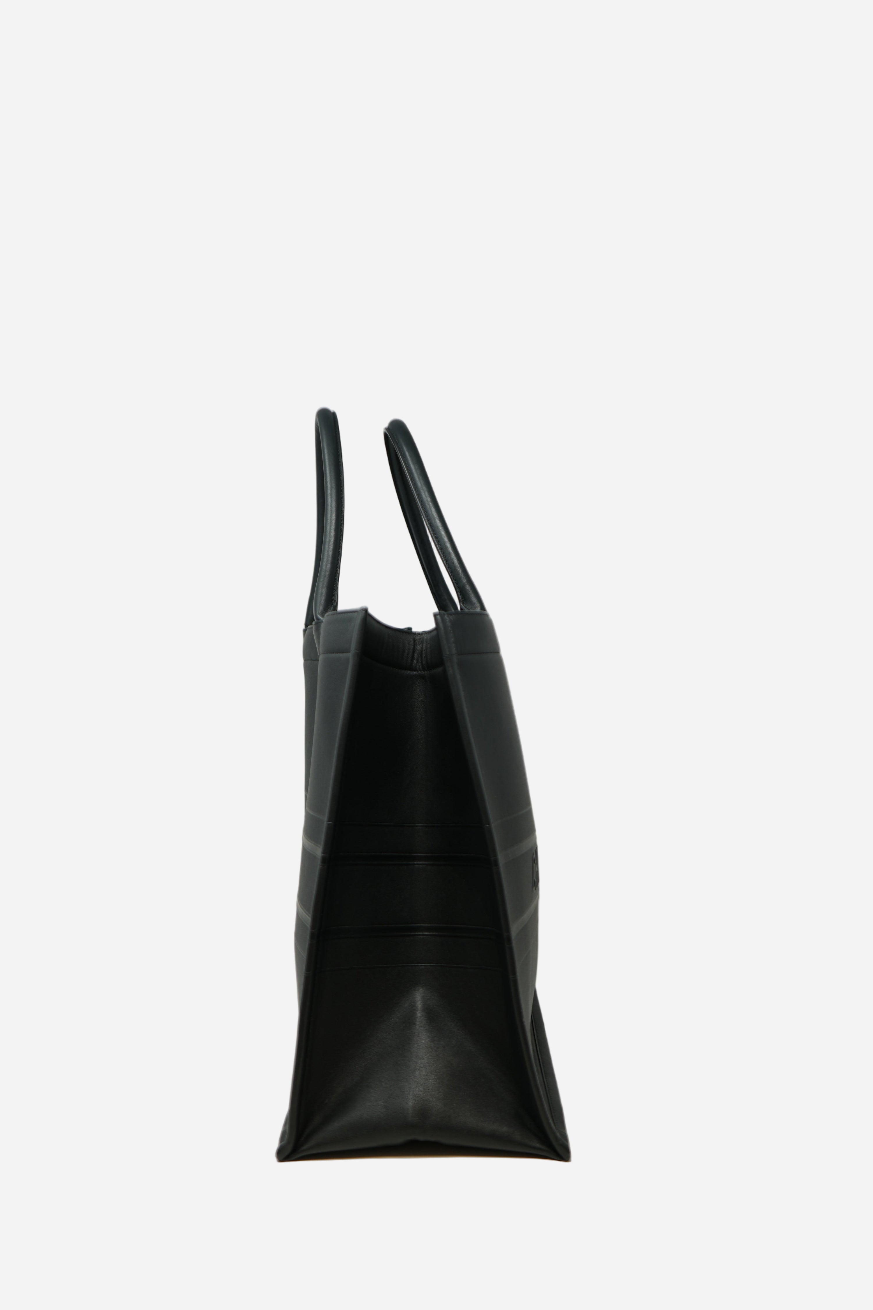 Dior Large Book Tote Black Calfskin
