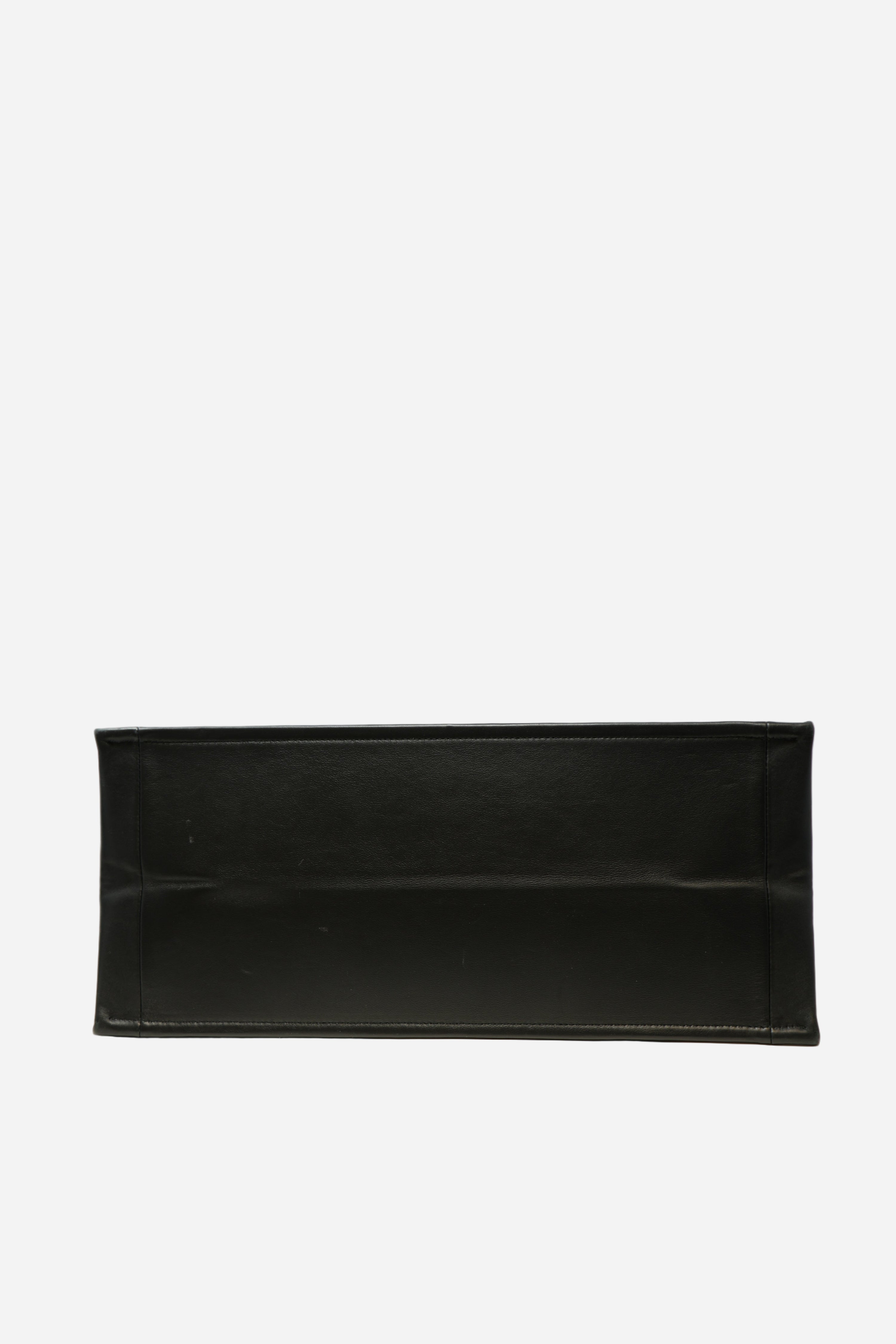 Dior Large Book Tote Black Calfskin
