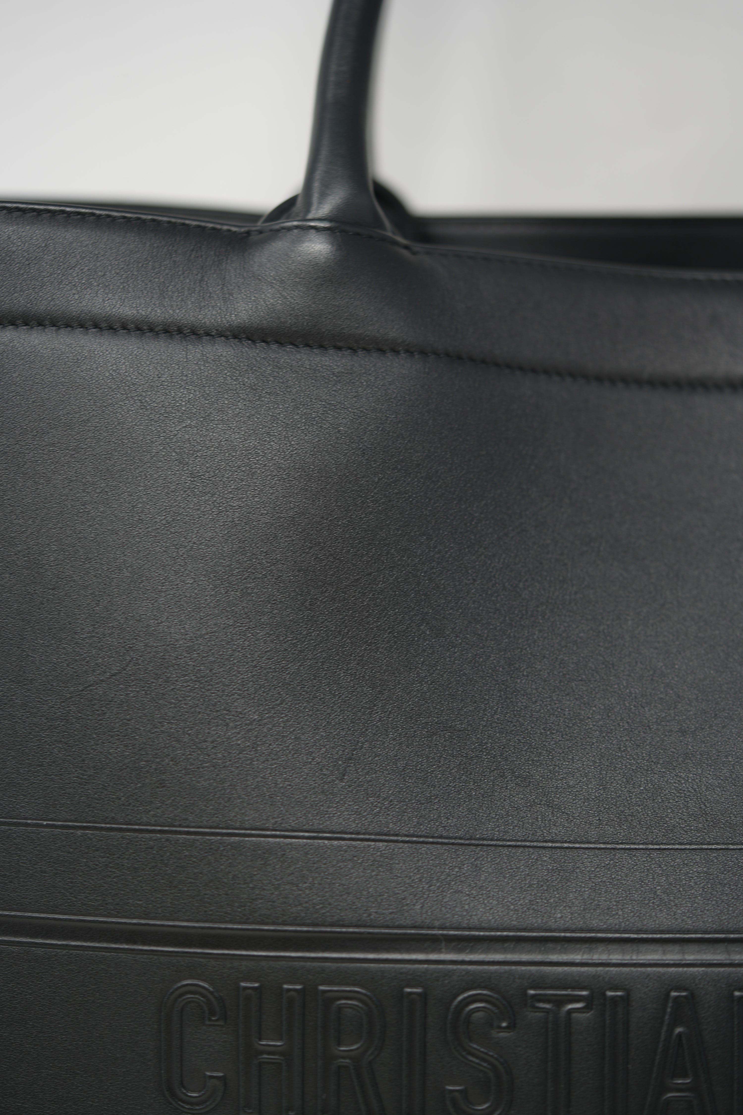 Dior Large Book Tote Black Calfskin