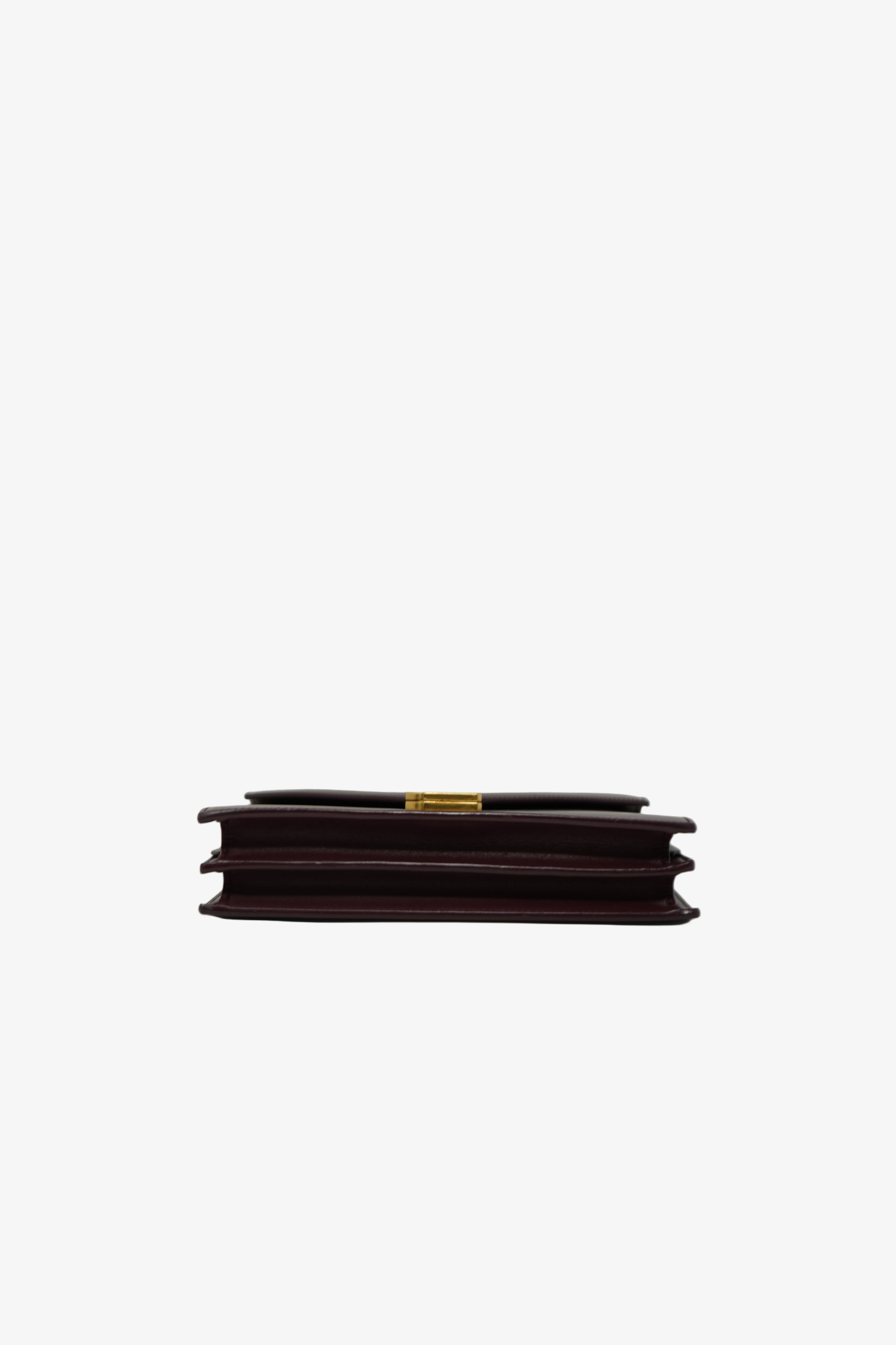 Saint Laurent Smooth Calfskin Cassandra Chain Bag
