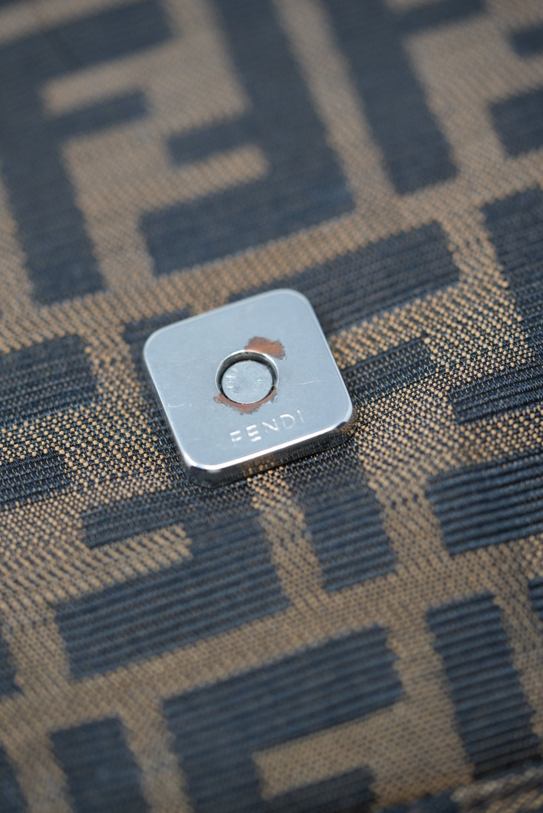 Fendi Vintage Zucca Baguette Shoulder Bag