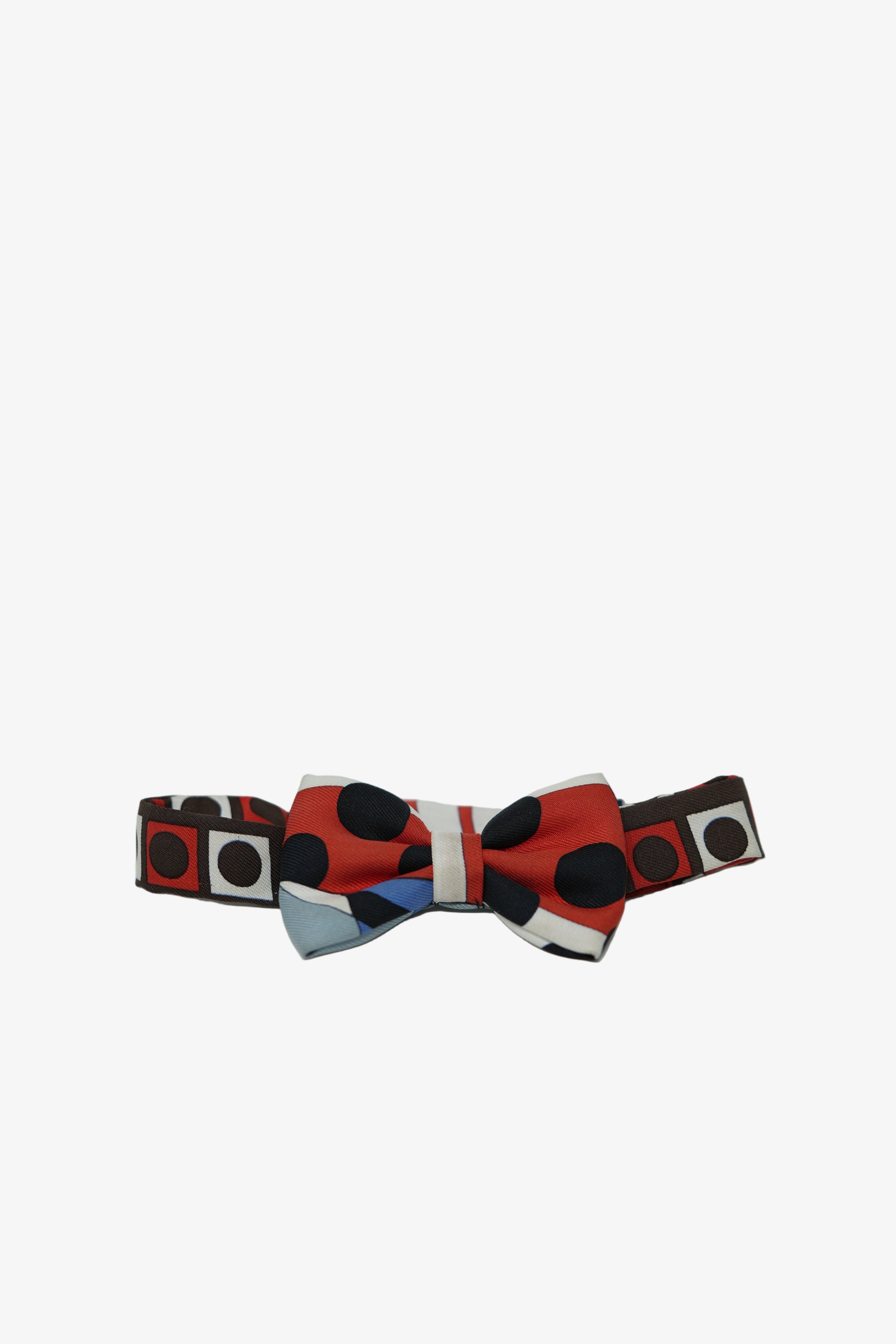 Hermes Multicolor Bow Tie