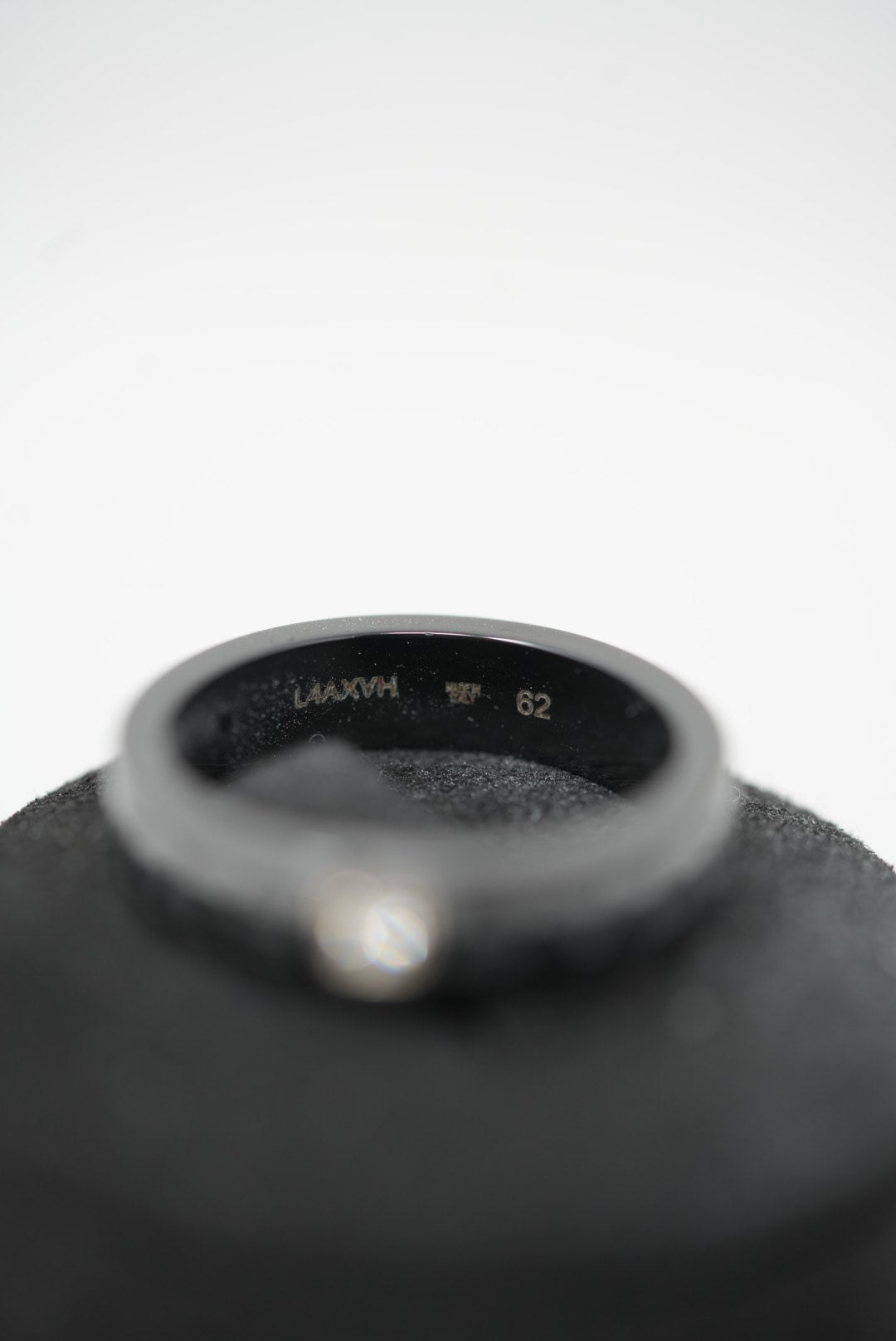 Bvlgari Ceramic B.zero1 Single Diamond Ring Size62