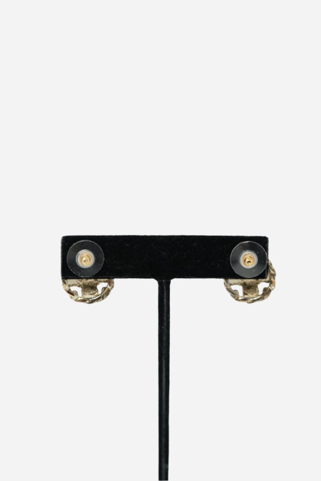 Pre-Owned Chanel Crystal CC Earrings 2018