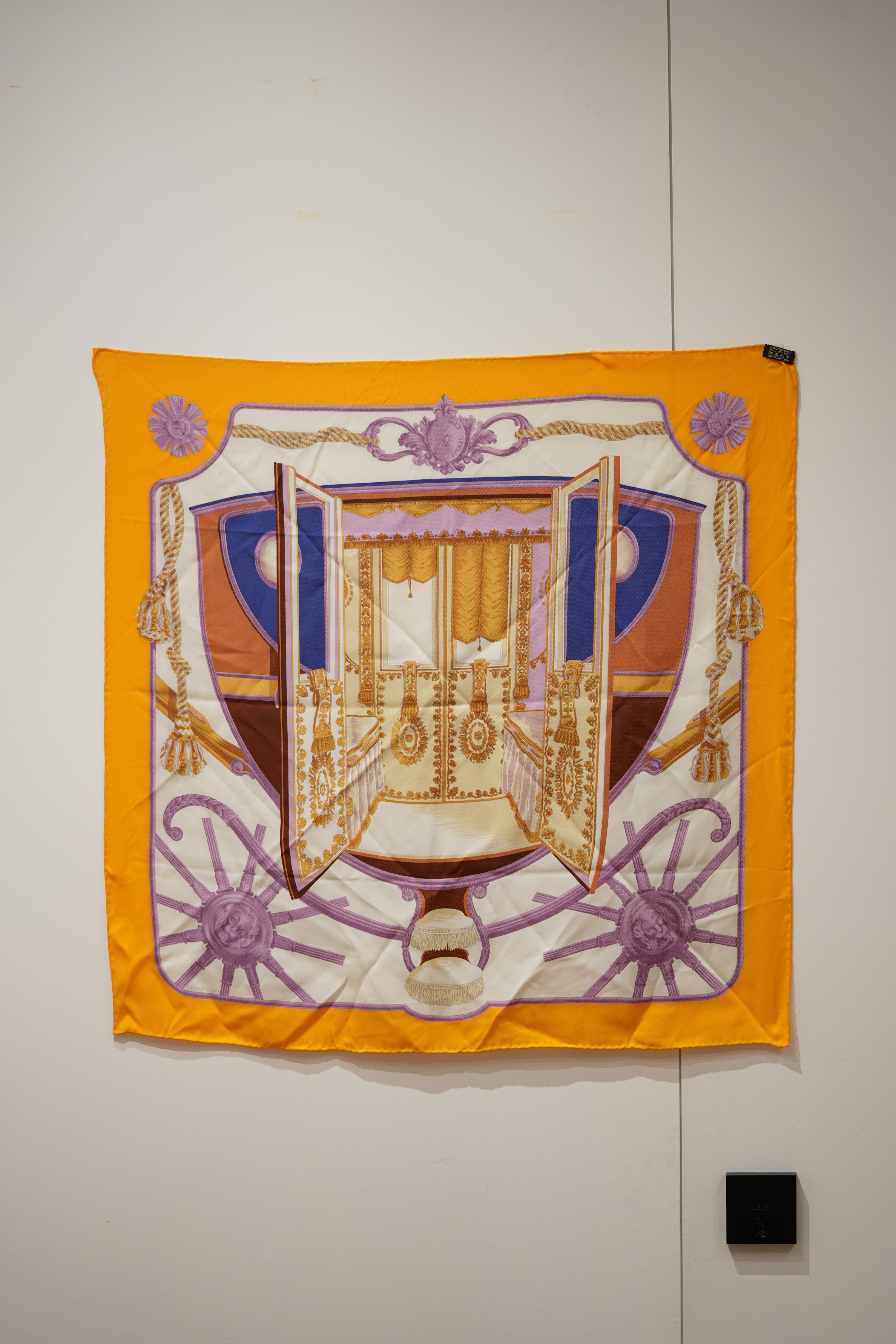 Hermès Silk Scarf 70 Yellow