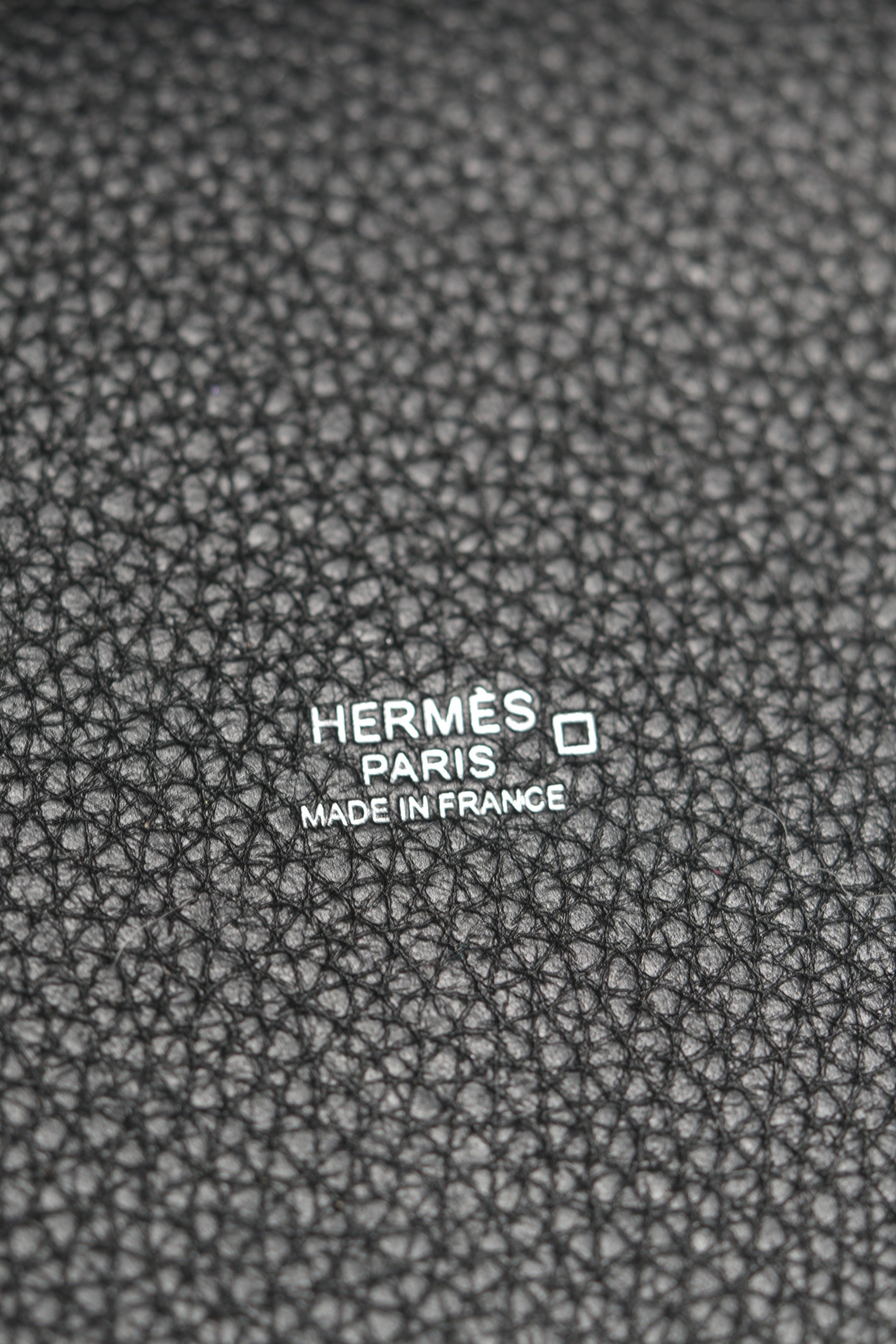 Hermes Picotin Touch 18 TC Leather Black
