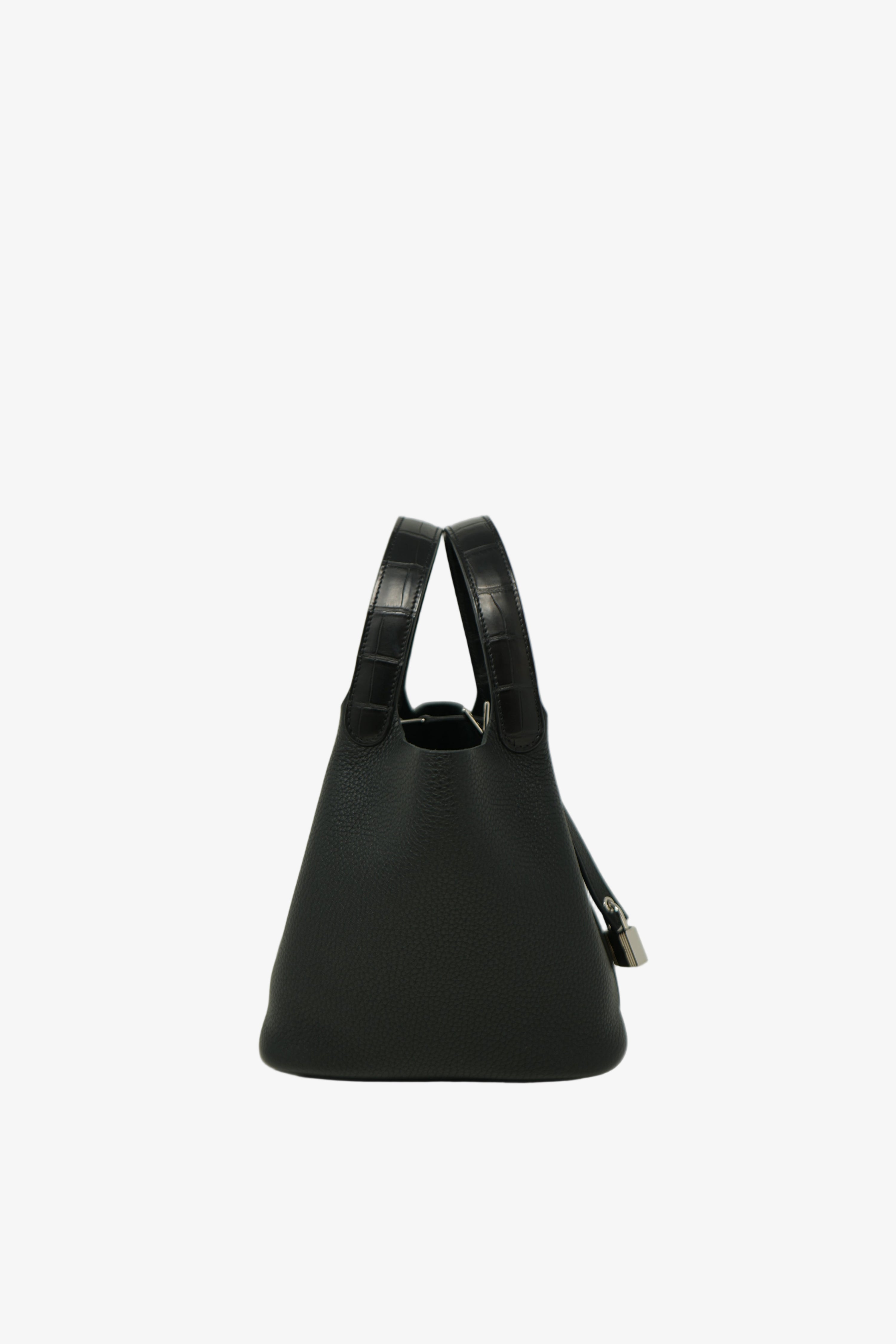 Hermes Picotin Touch 18 TC Leather Black