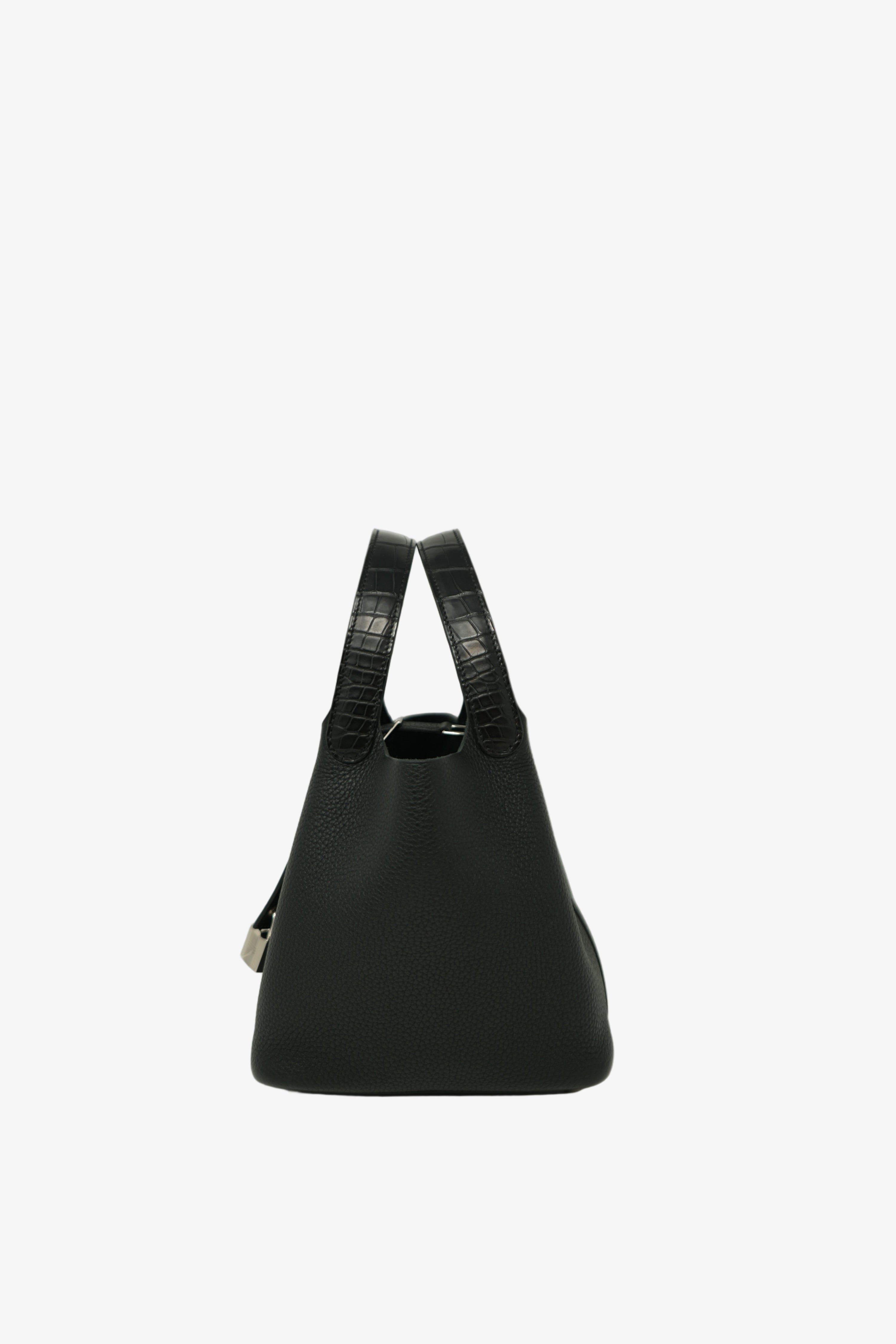 Hermes Picotin Touch 18 TC Leather Black