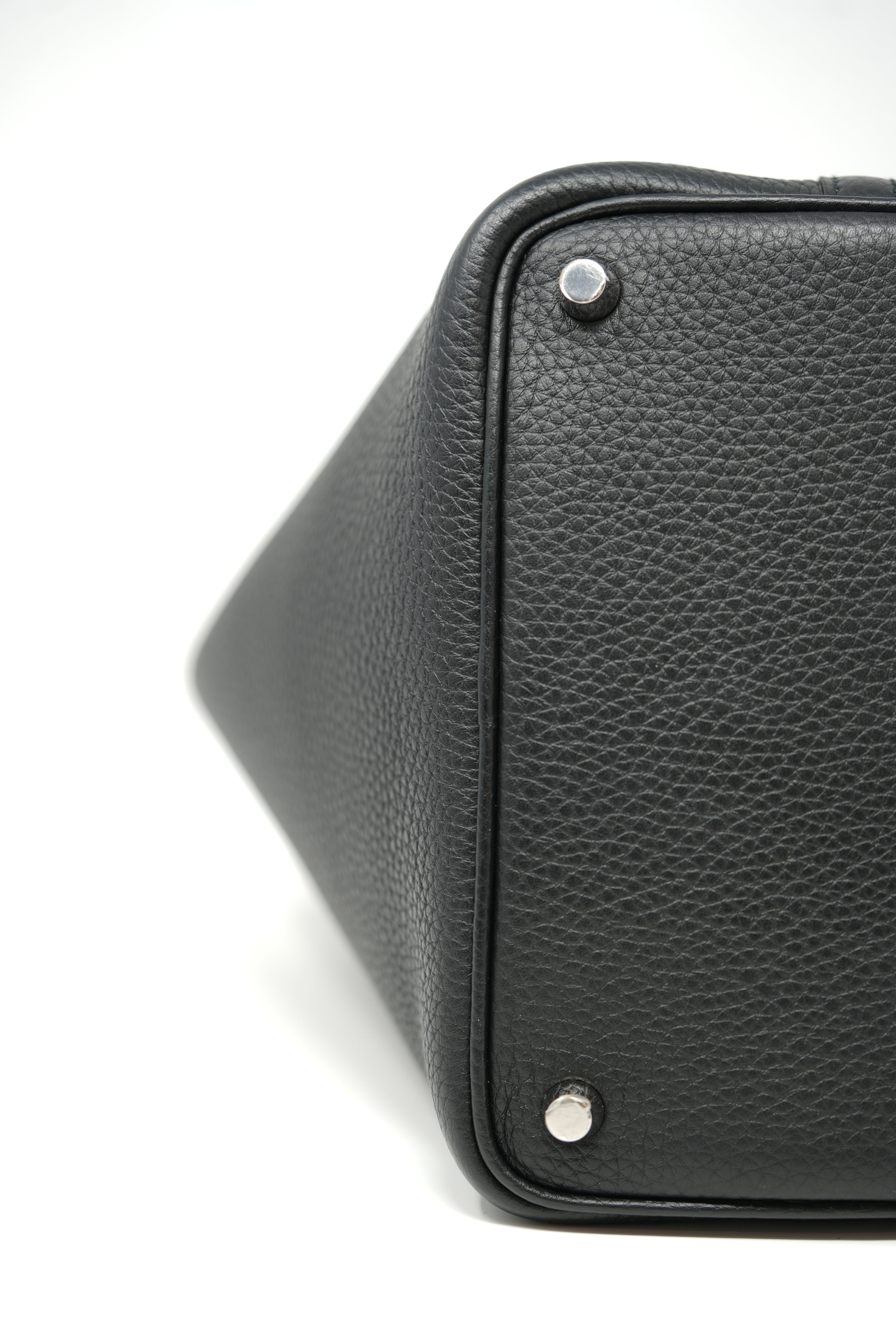 Hermes Picotin Touch 18 TC Leather Black