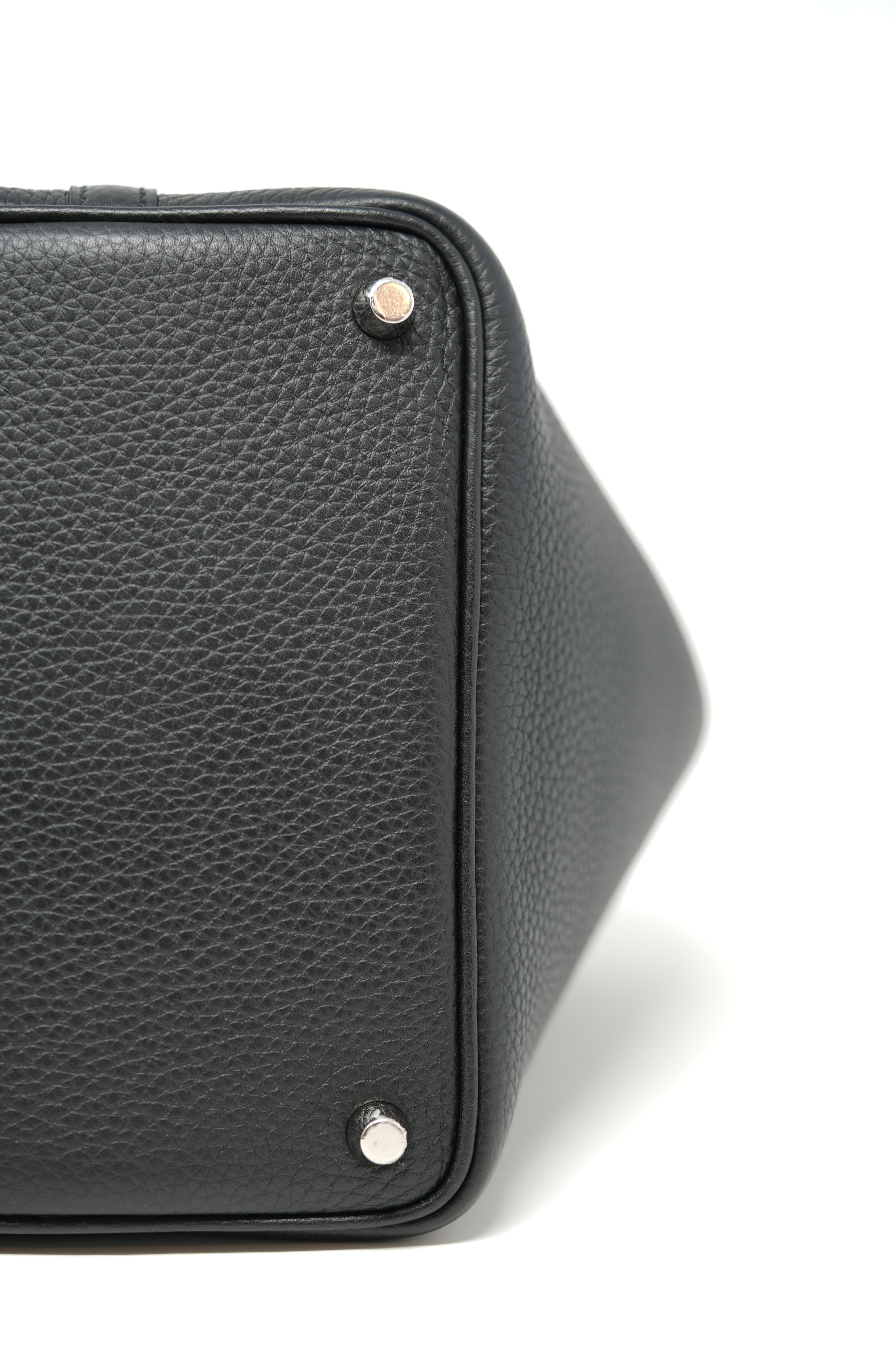 Hermes Picotin Touch 18 TC Leather Black