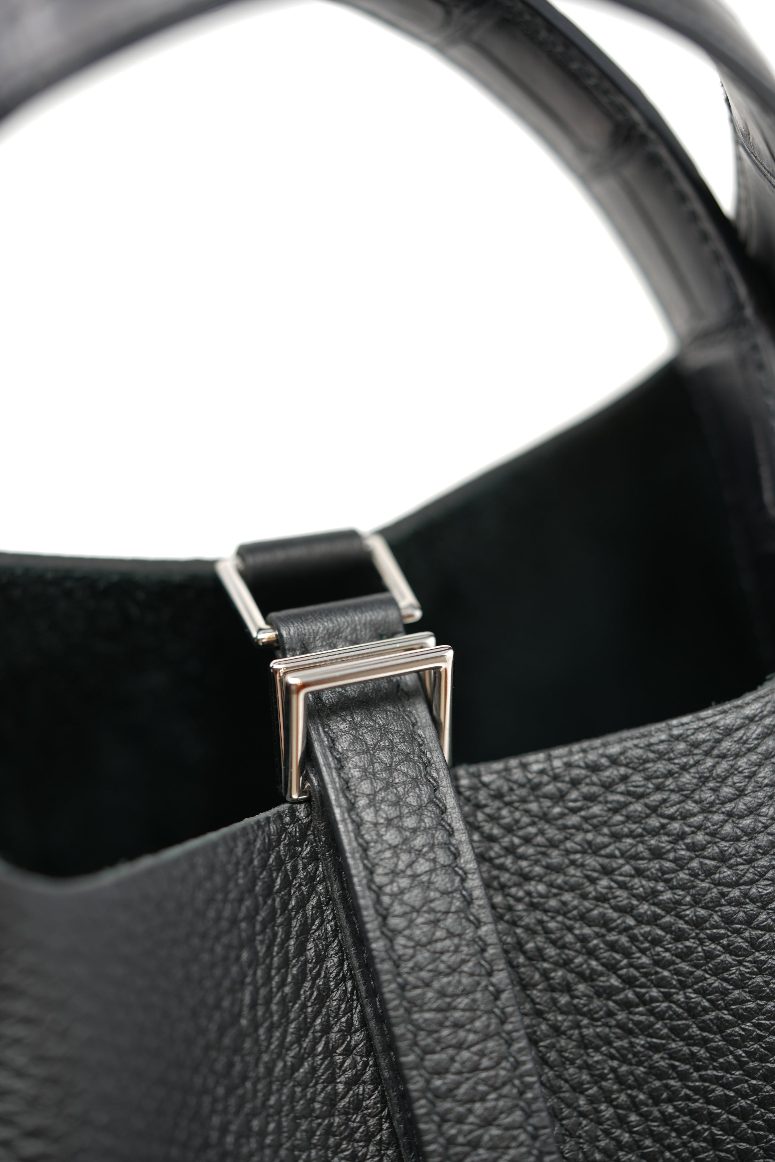 Hermes Picotin Touch 18 TC Leather Black