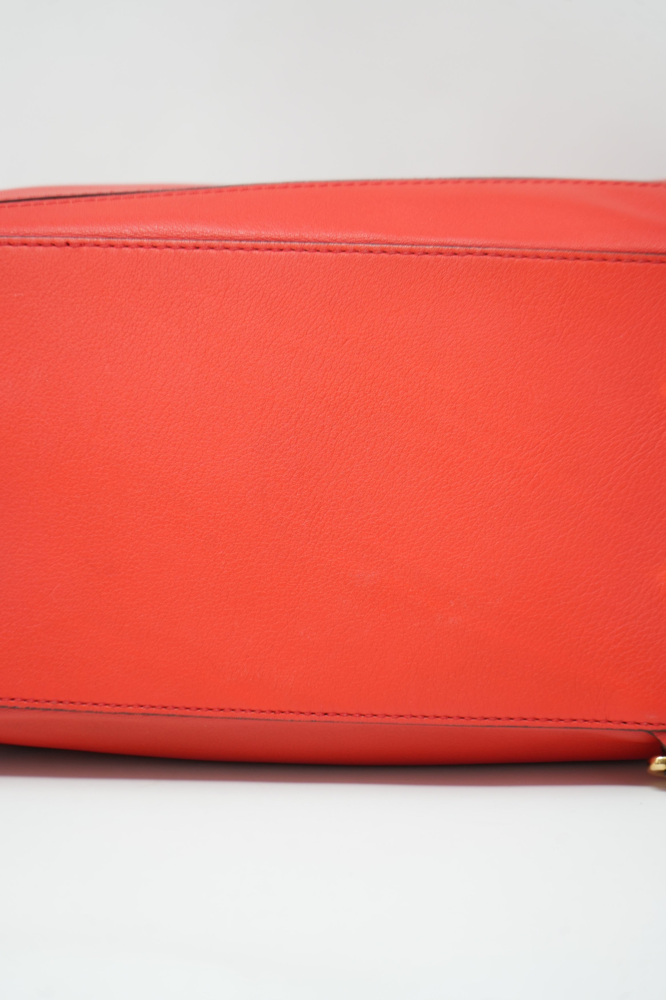 Loewe Calfskin Medium Puzzle Bag Red