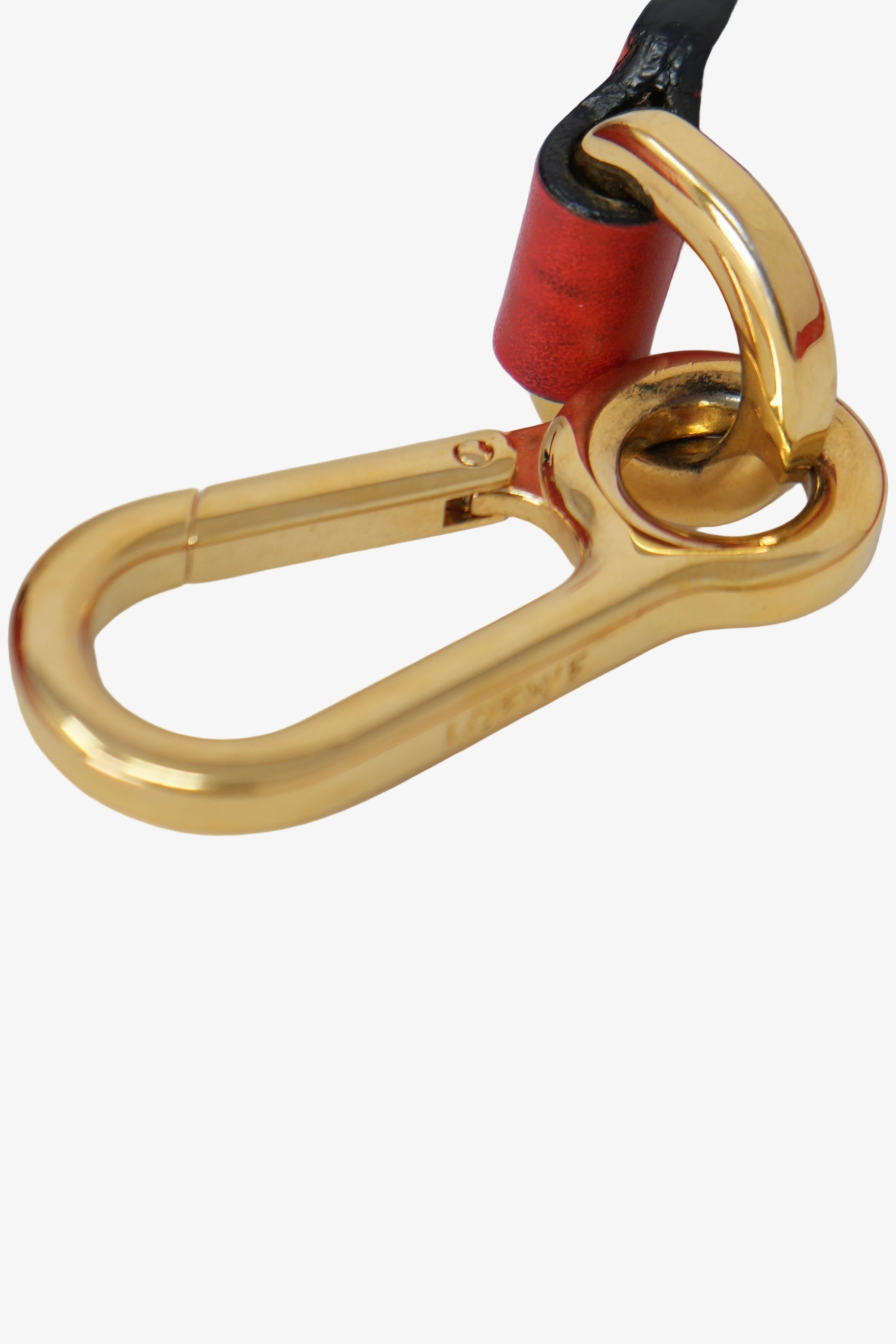 Loewe Calfskin Medium Puzzle Bag Red