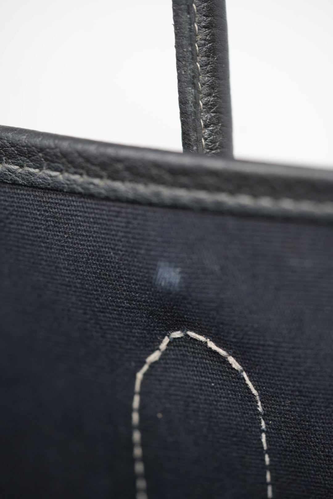 Hermes Garden Party 30 Canvas Black