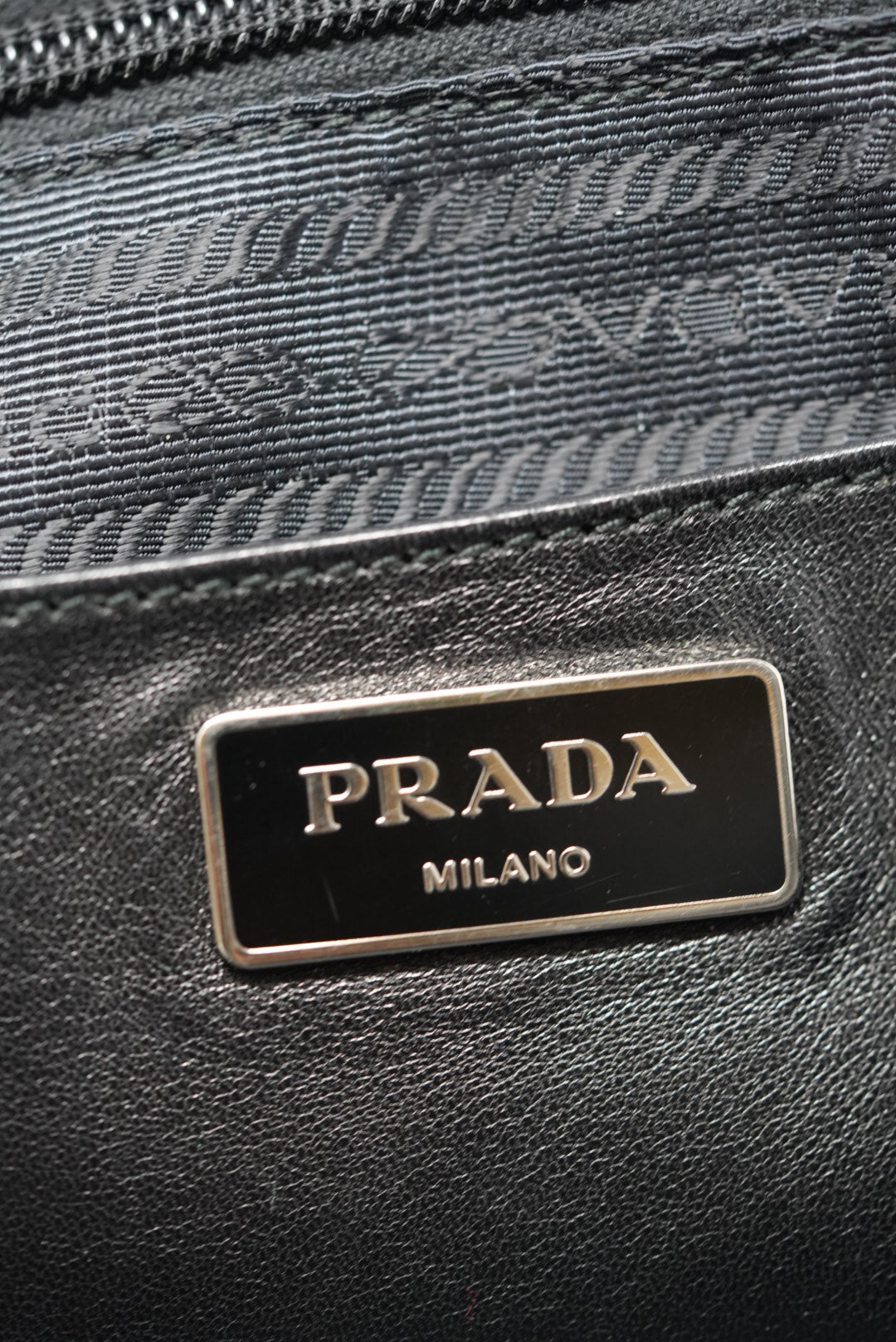 Prada Black Nylon Shoulder Bag