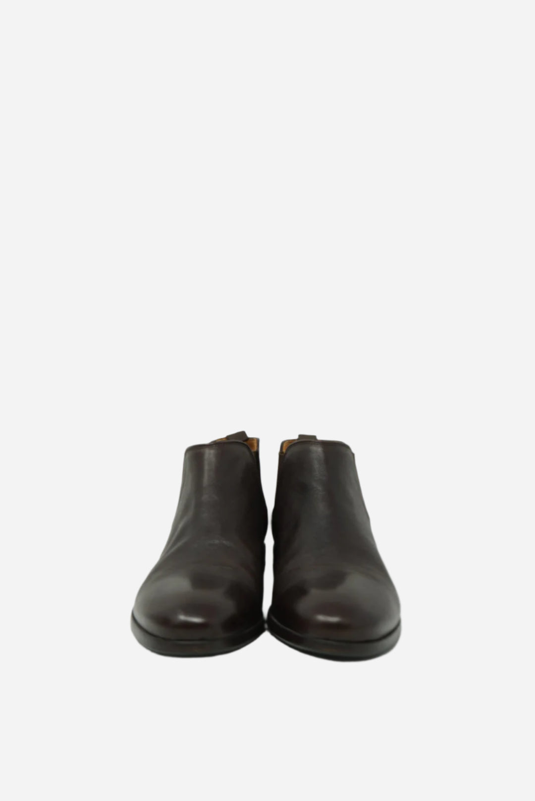 Heschung Brown Leather Ankle Boots