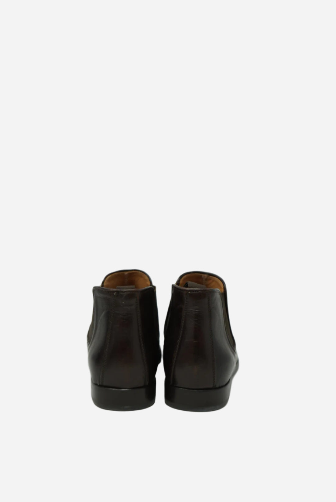 Heschung Brown Leather Ankle Boots