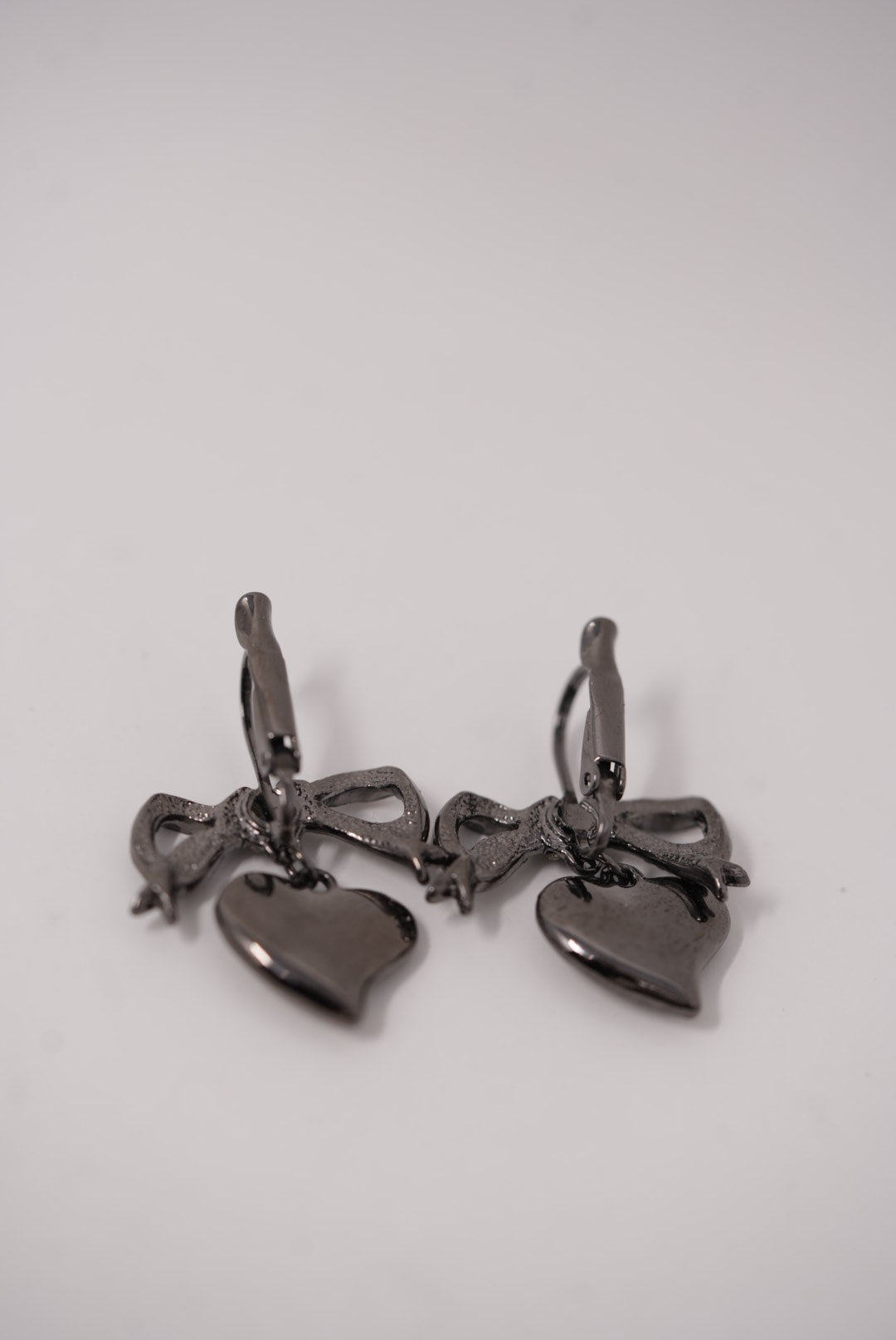 Vivienne Westwood Rhinestone Heart Earrigs