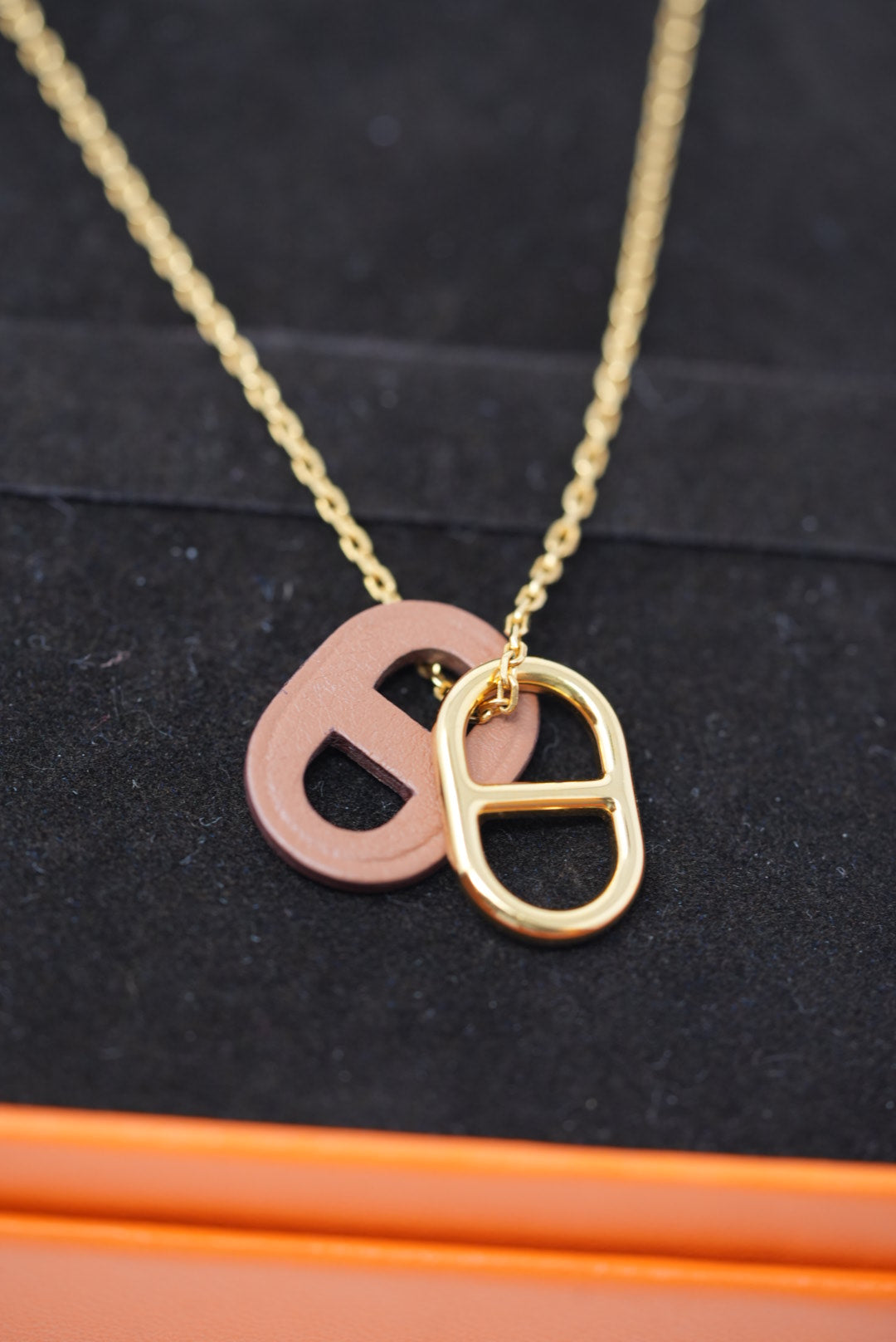 HERMES O'Maillon Pendant Necklace New