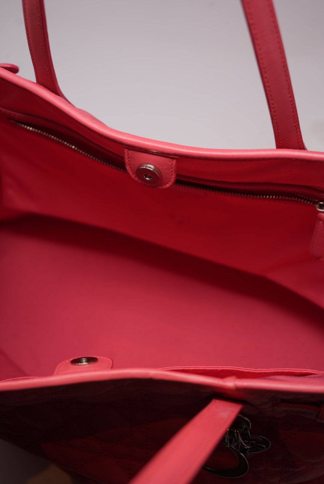 Dior 2012 Canvas Tote Red