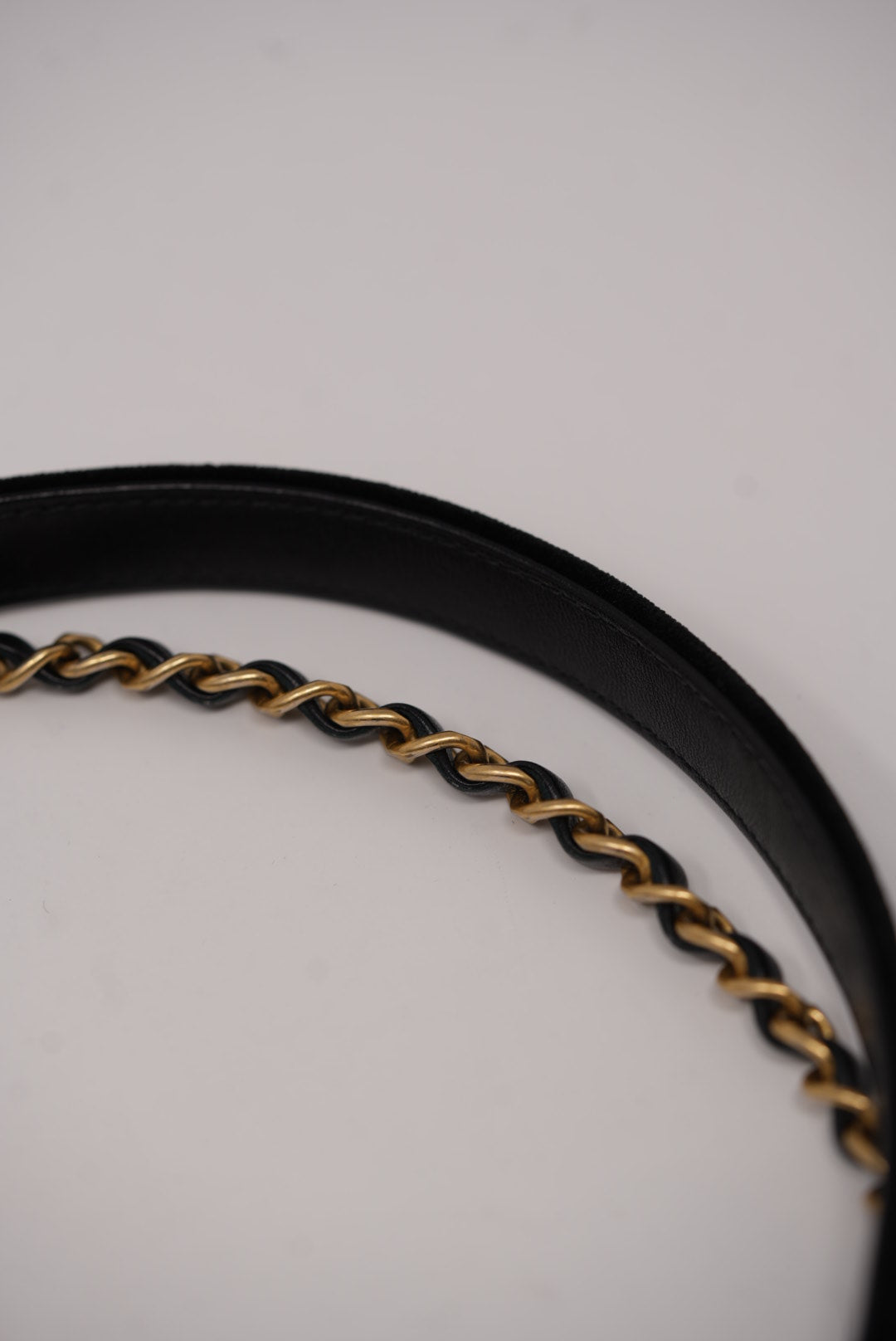 Pre-Owned CHANEL Velvet Camellia Mini Square