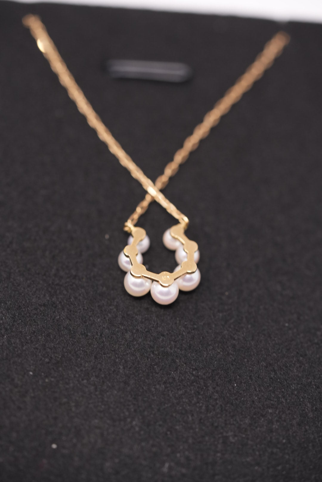 NoBrand Akoya Pearl Necklace New K18