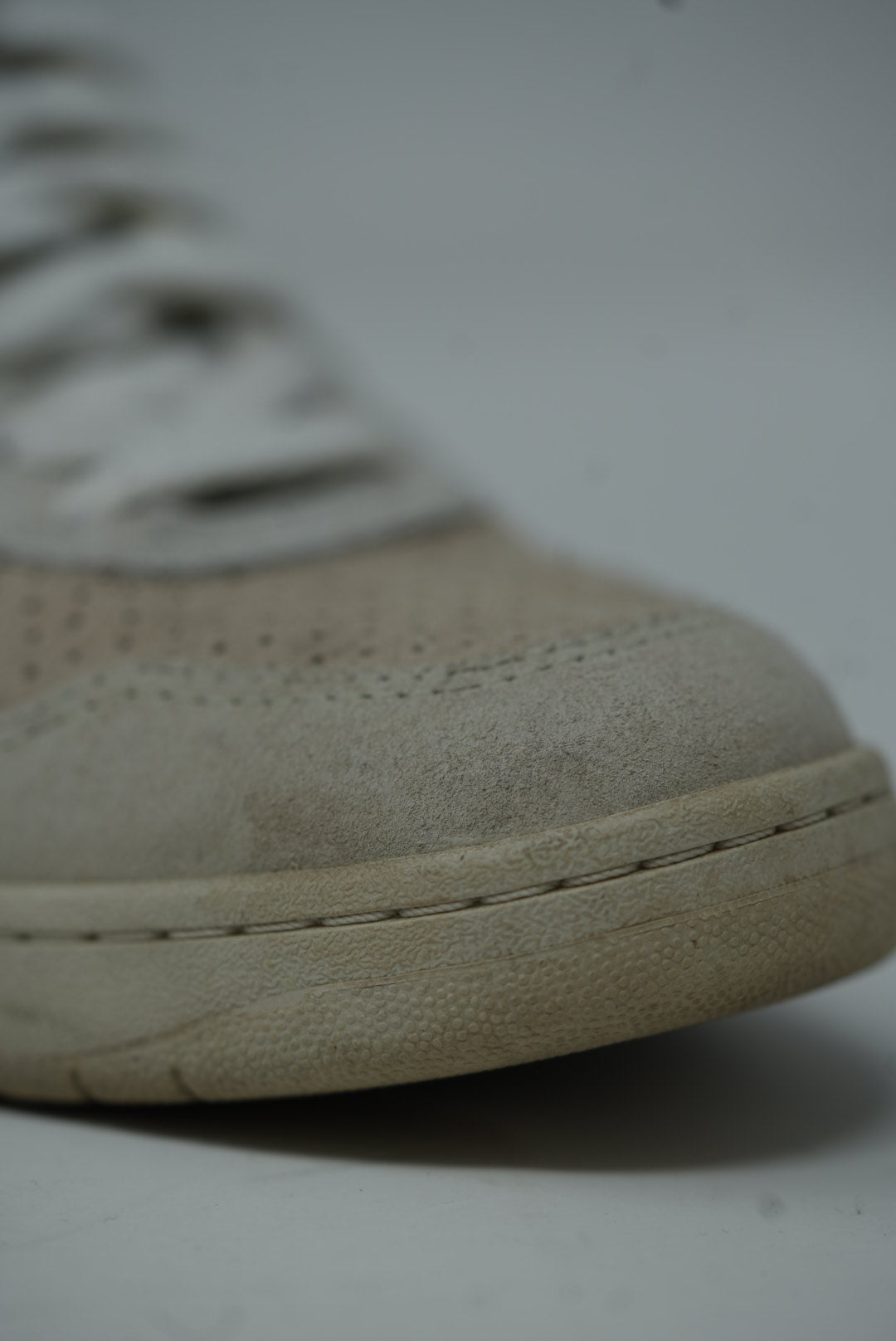 Veja White Suede Leather Sneakers