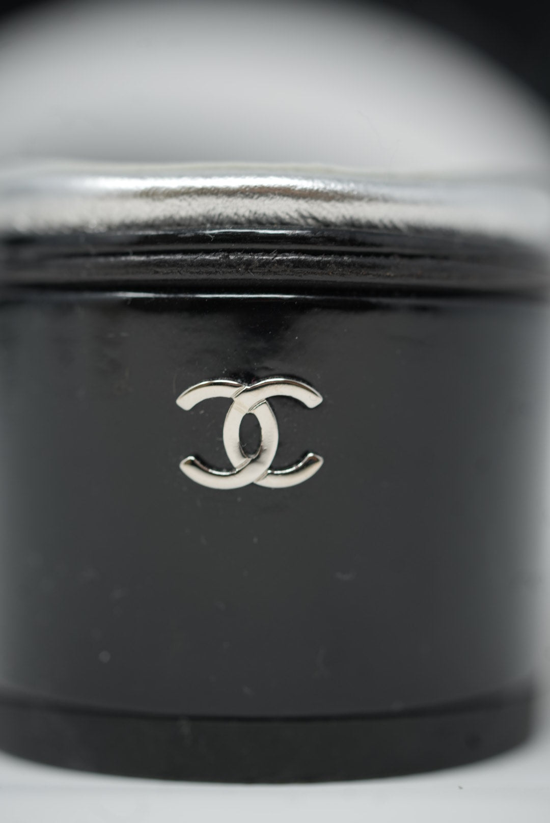 Pre-Owned Chanel Black Sequin Slingback Sandals