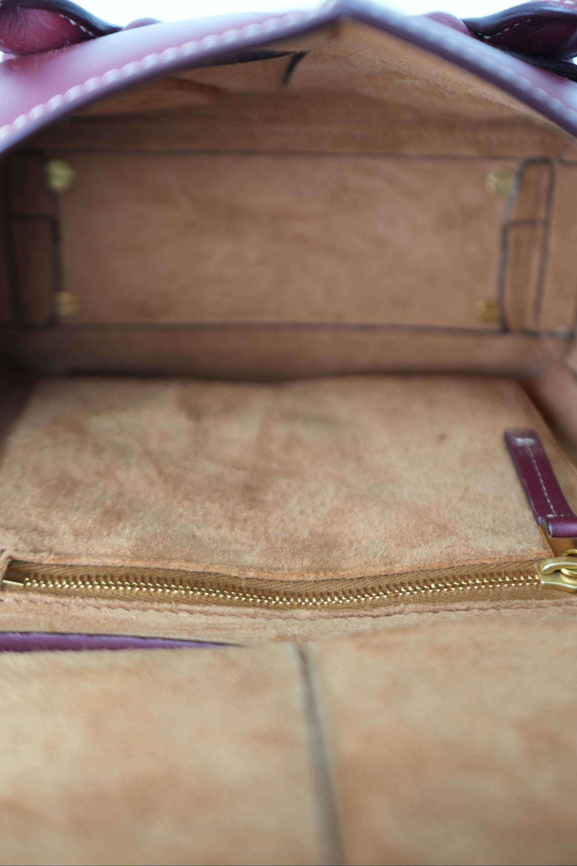 Bottega Veneta Burgundy Calfskin Mini Maxi Intrecciato Arco Shoulder Bag