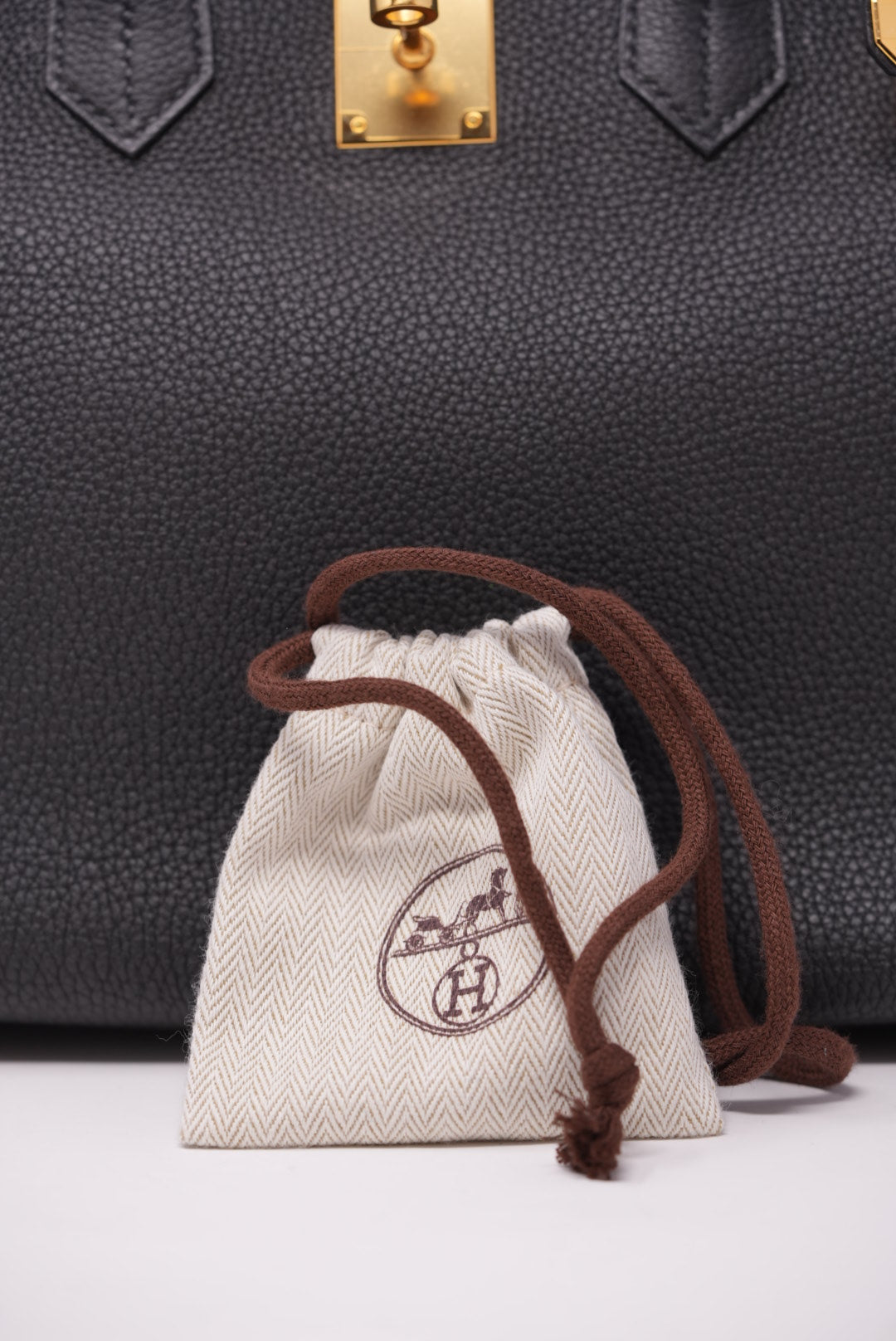 Hermes Birkin 30 Togo Leather Black 2015