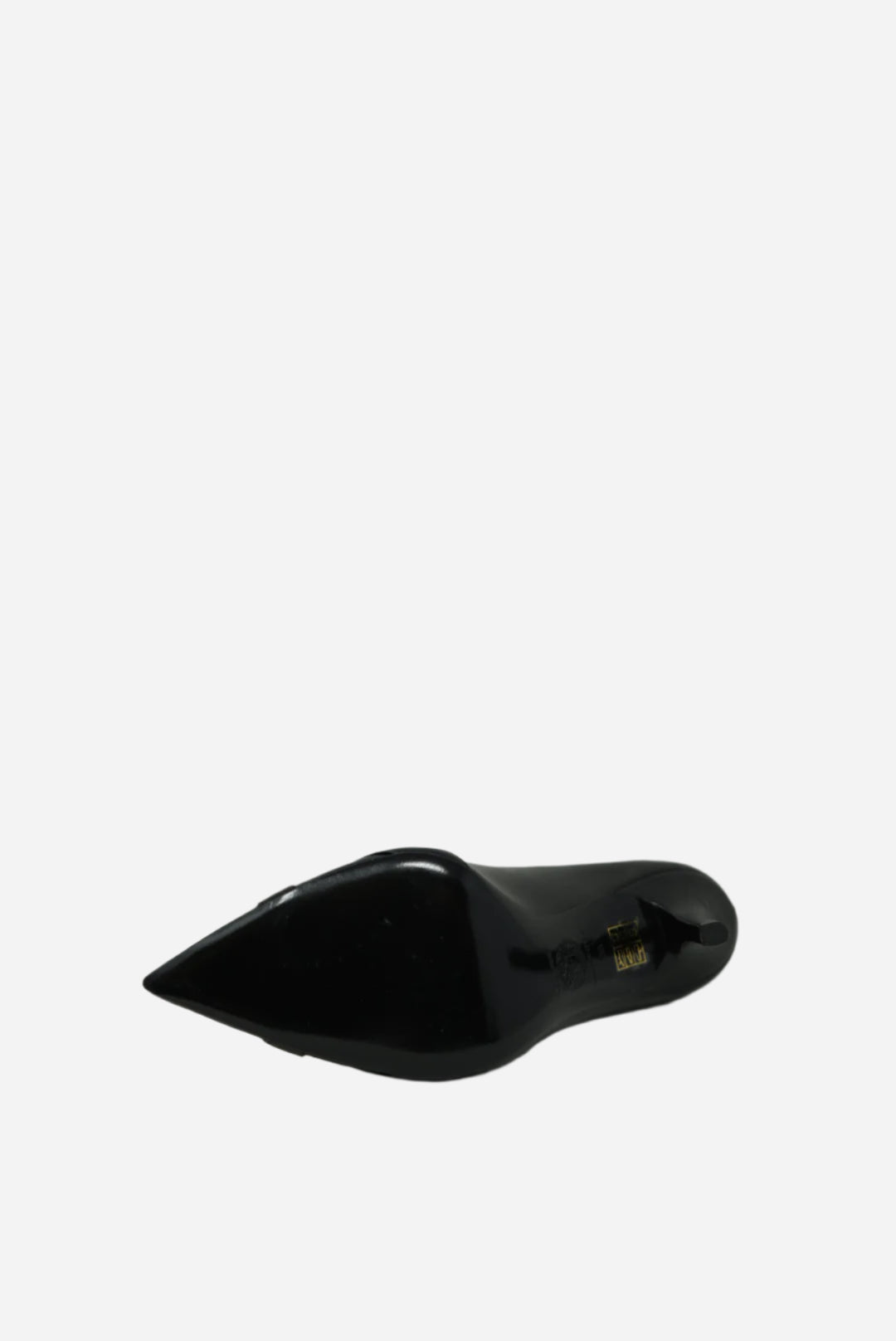Versace Black Calfskin Leather Pump