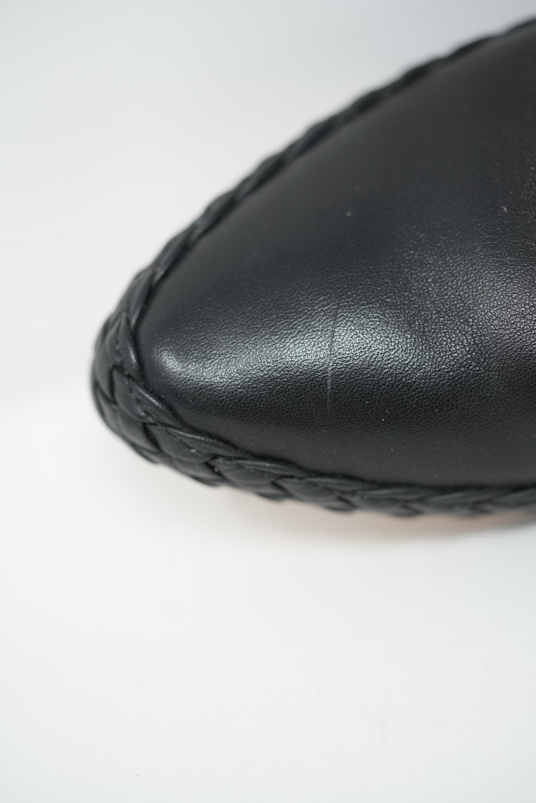 Roger Vivier Black Patent Buckle Mules