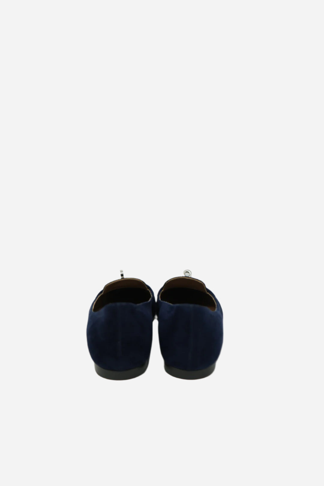 Hermes Blue Velvet Kelly Loafers