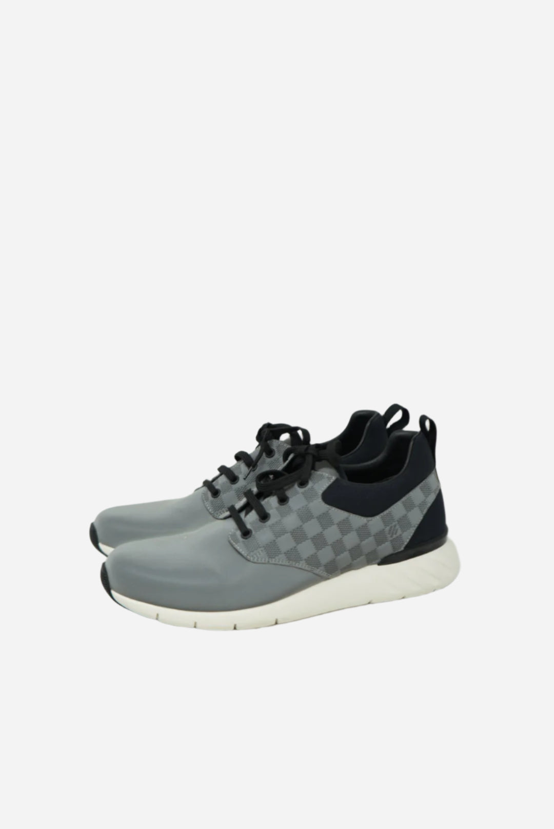Louis Vuitton Men Grey Damier Fastlane Sneakers