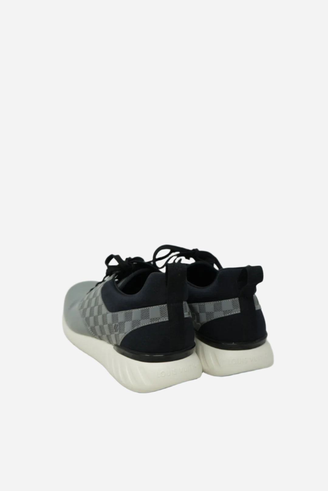 Louis Vuitton Men Grey Damier Fastlane Sneakers