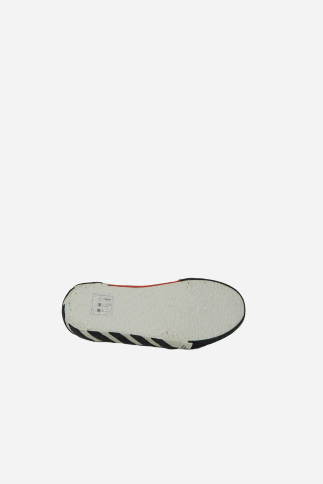 Off-White Vulcanised Striped Low Top White