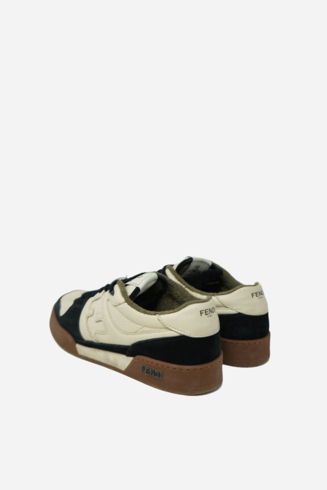 Fendi Match Low tops in black suede