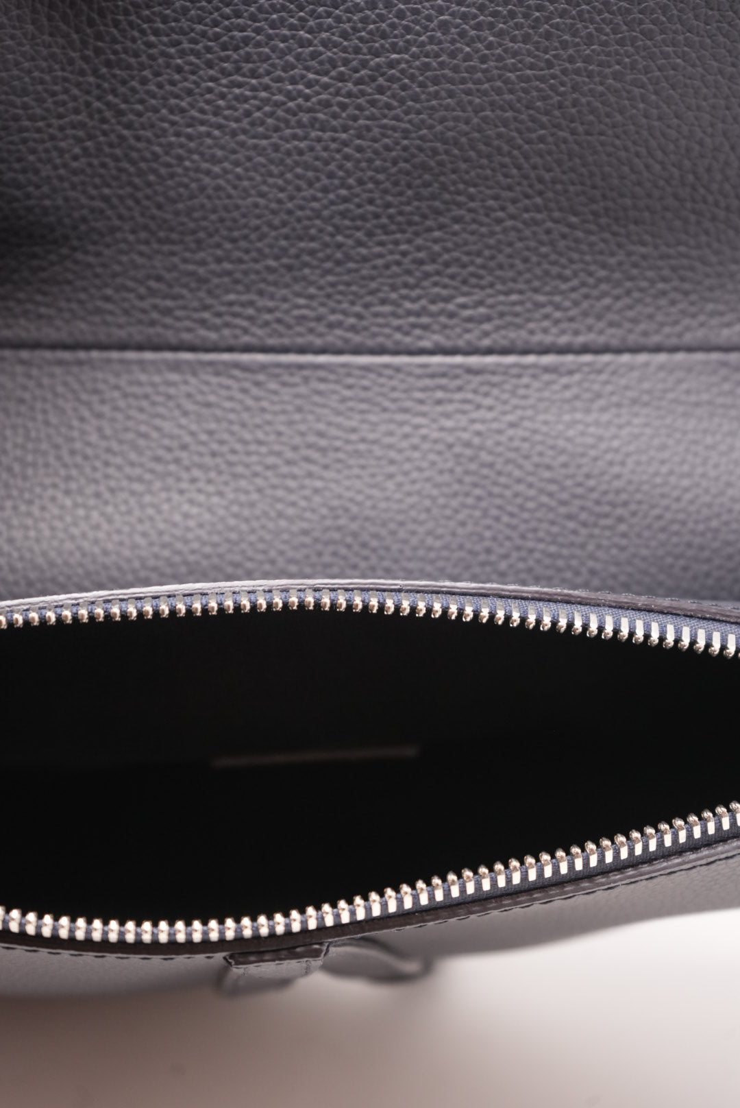 Dior Leather Men Saddle Bag Dark Grey