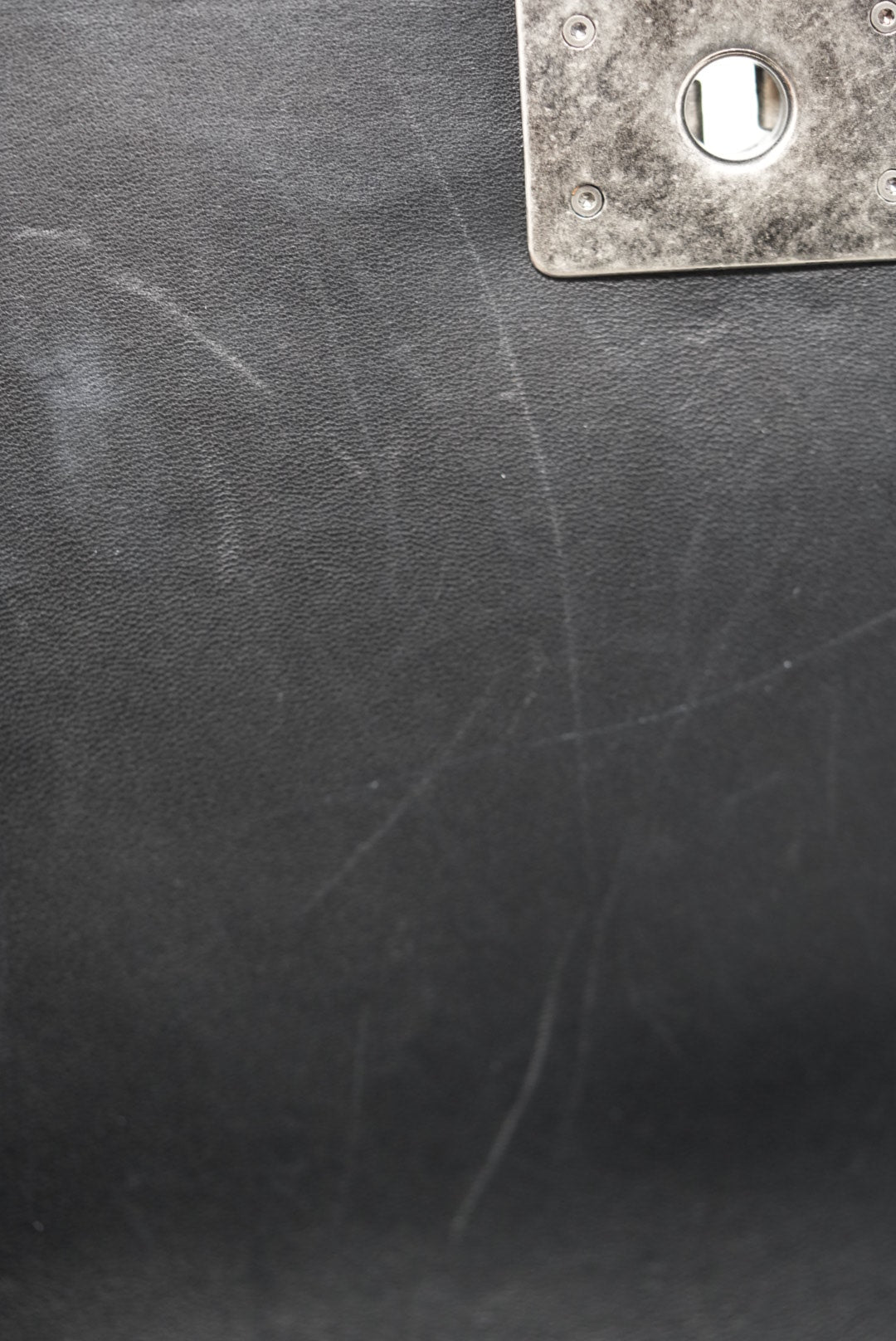 Pre-Owned Chanel LARGE BOY HANDBAG Black