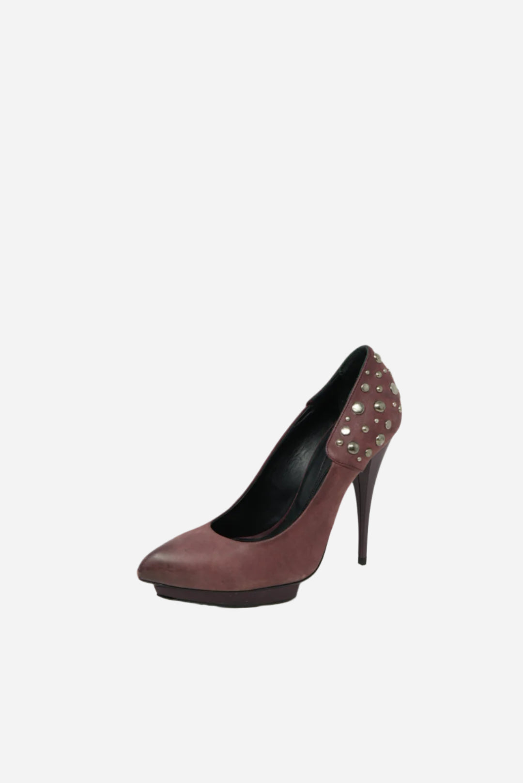 Alexander McQueen Red Burgundy Hees