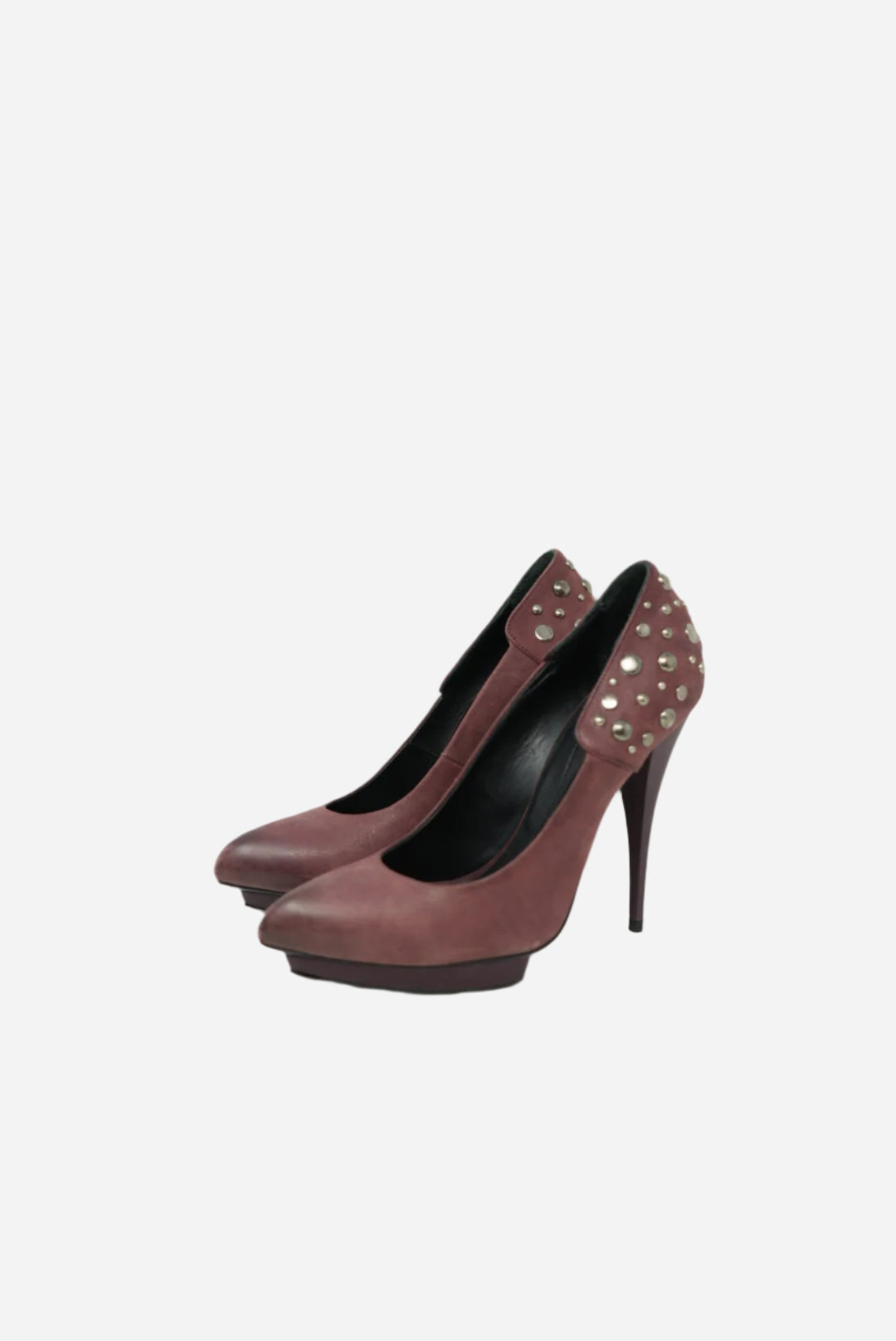 Alexander McQueen Red Burgundy Hees